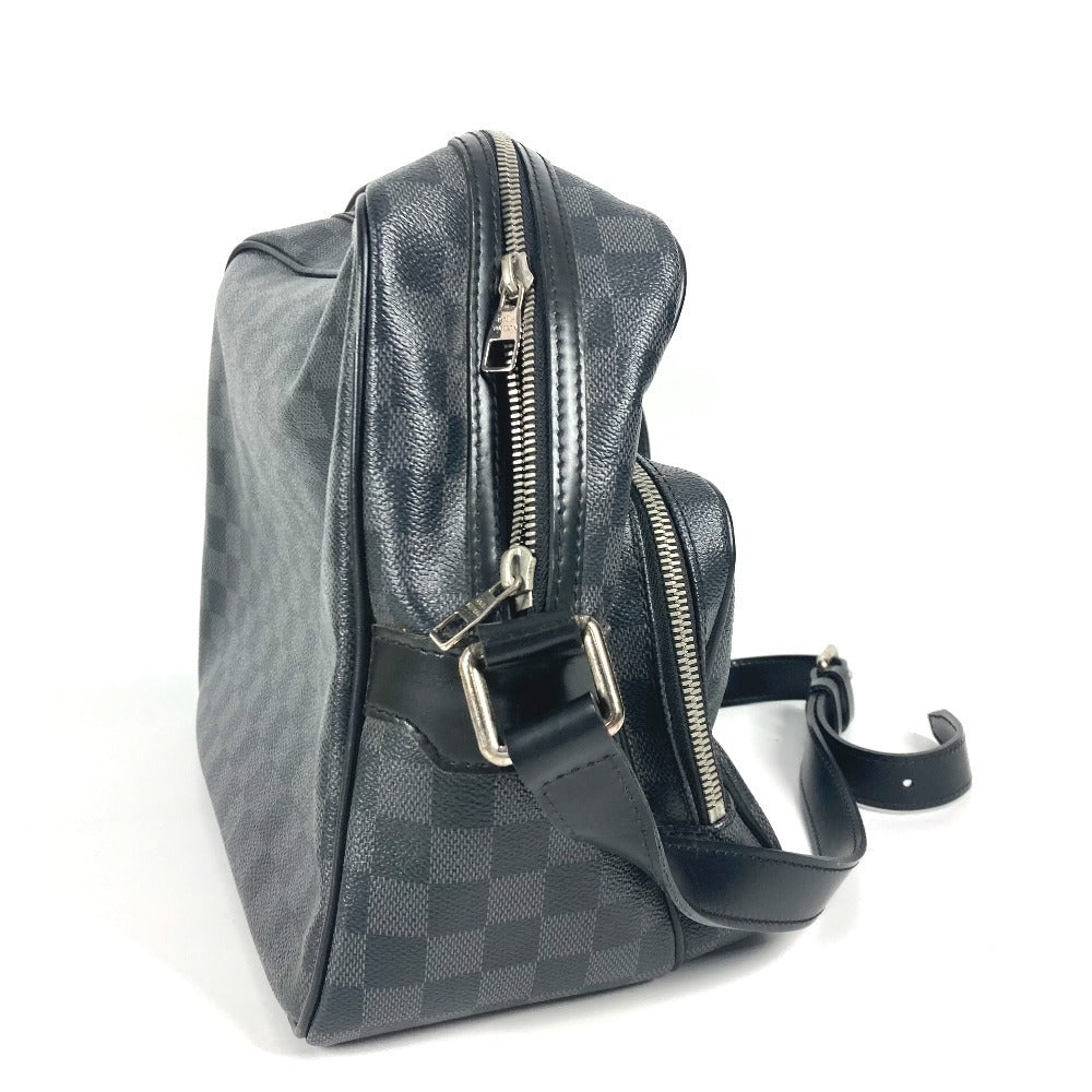 LOUIS VUITTON Shoulder Bag Damier Grafitto Canvas black Damier Grafitte Io unisex(Unisex)