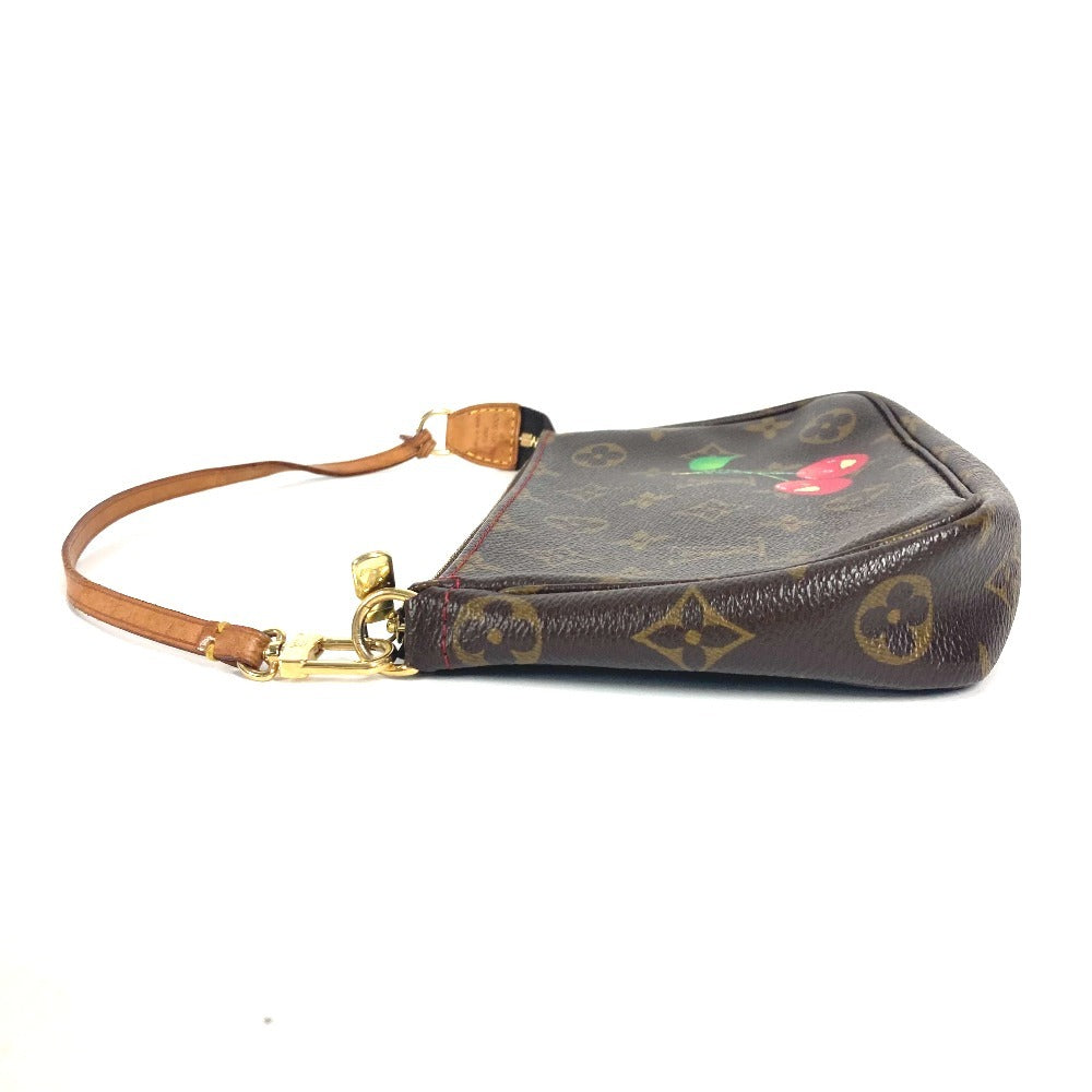 Designer Women's Crossbody Bag | LOUIS VUITTON Handbag Monogram Cherry Canvas Brown Monogram Cherry by Takashi Murakami Pochette Accessoar