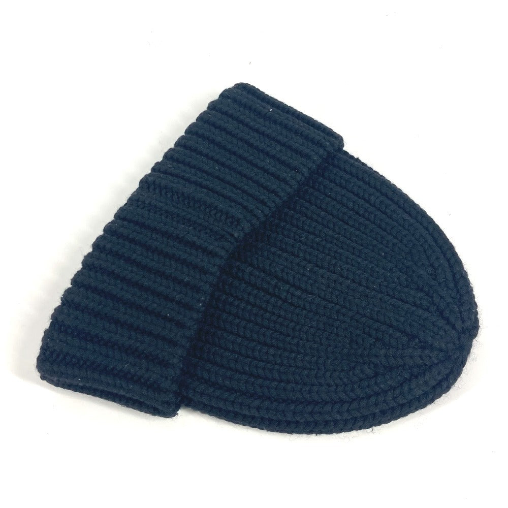 LOUIS VUITTON Knit hat wool black Beanie Only LV