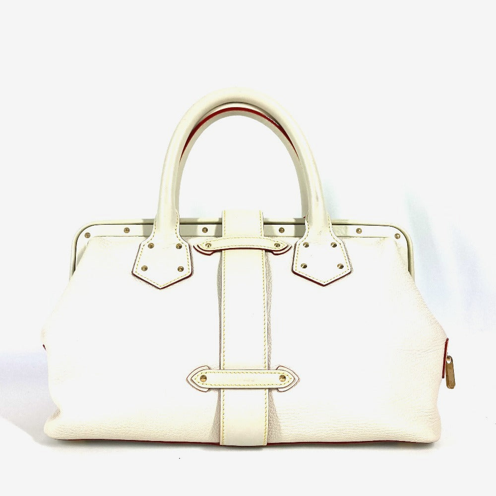 LOUIS VUITTON Handbag Suhari leather white Suhari Angénieux PM