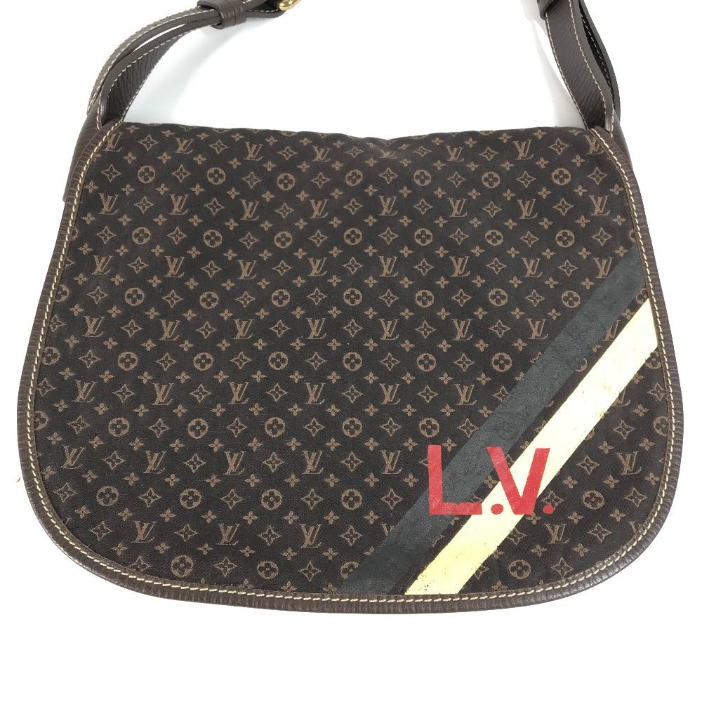 LOUIS VUITTON Shoulder Bag Monogram Mini-LinCanvas Brown Monogram mini run Aman