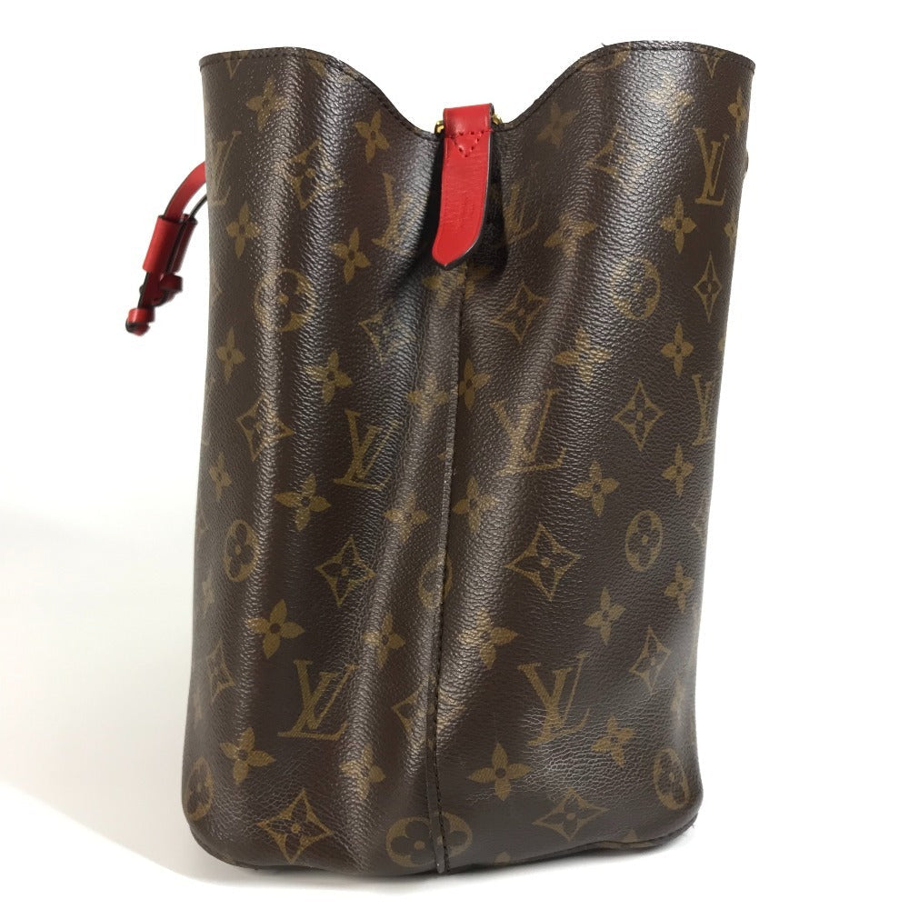 LOUIS VUITTON Shoulder Bag Monogram canvas Red Monogram Neo Noe MM