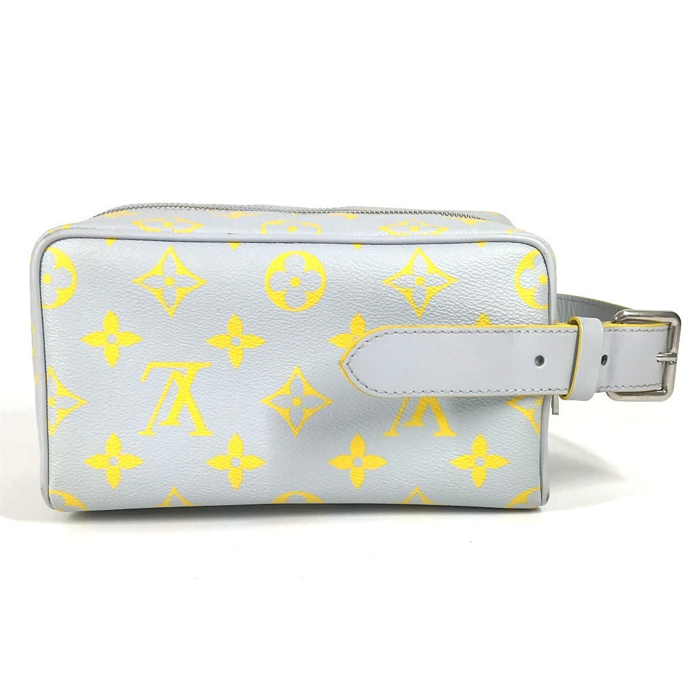 LOUIS VUITTON business bag , Monogram Glow Canvas gray Monogram Glow Rocker Dopp Kit