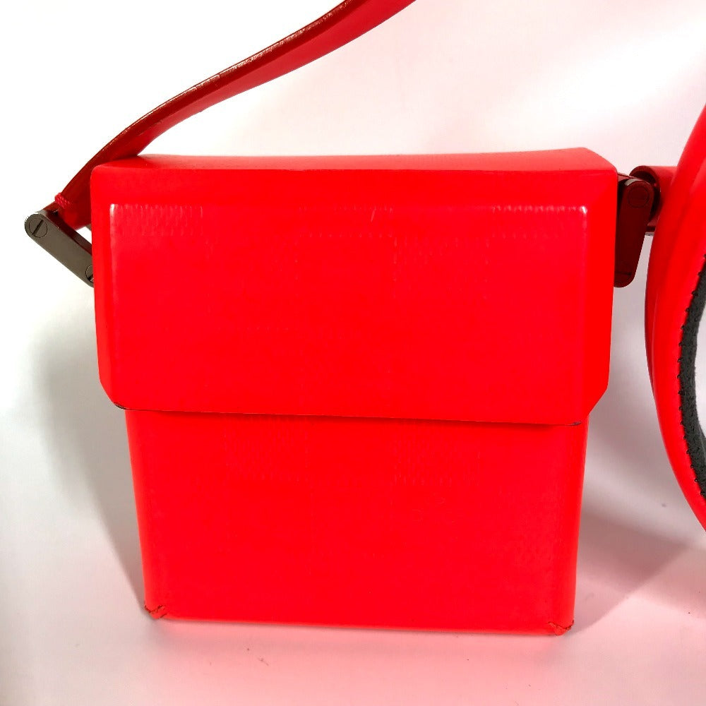 Elegant Women's Shoulder Bag | LOUIS VUITTON Shoulder Bag damier glacé leather Red type Damie Grasset Marty