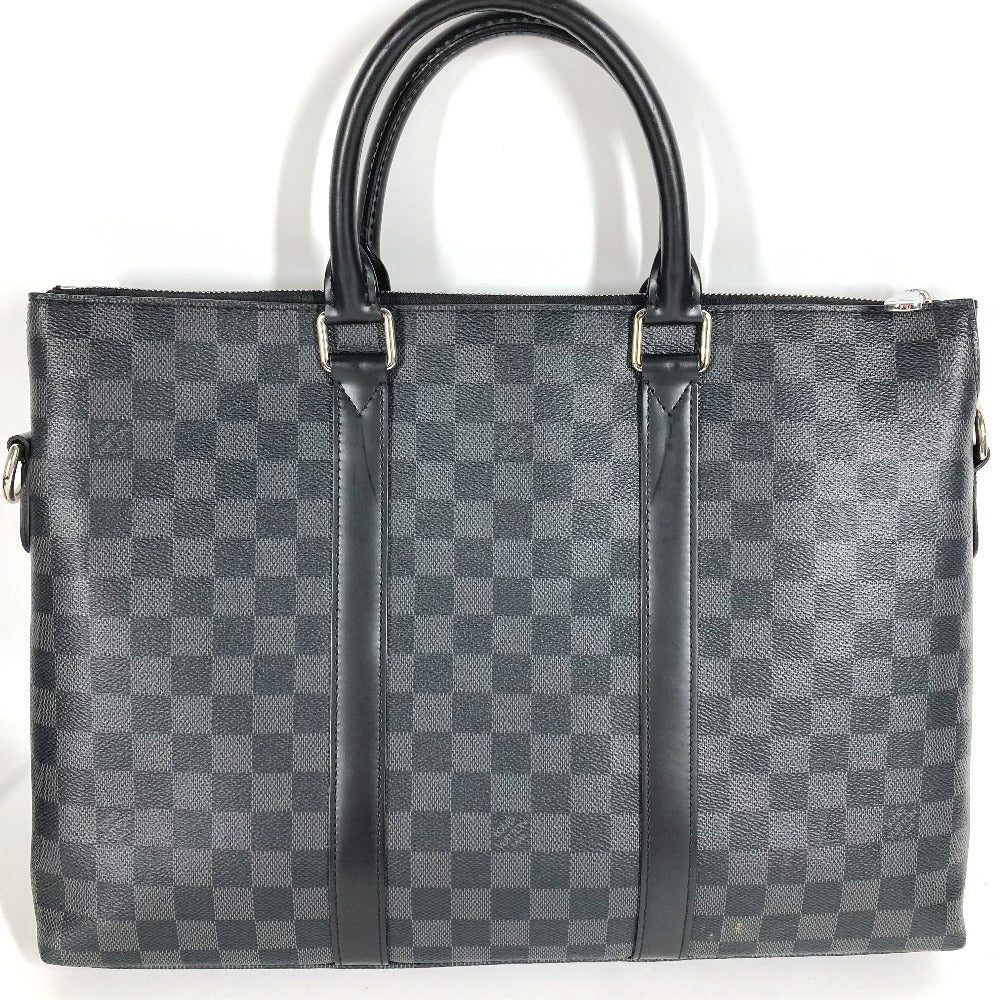 LOUIS VUITTON Business bag Damier Grafitto Canvas black Damier Grafitte Anton Briefcase