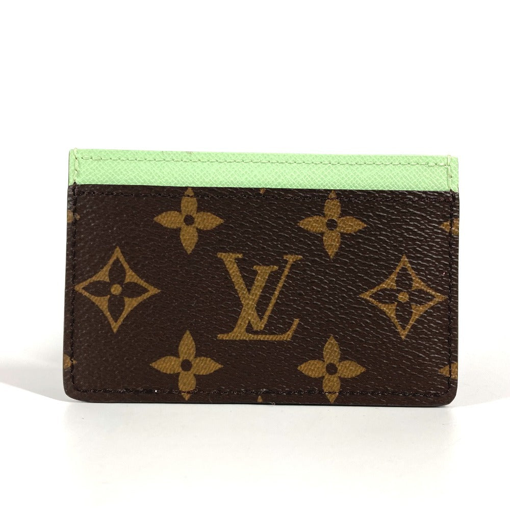 LOUIS VUITTON Card Case Monogram canvas Brown Takashi Murakami LVxTM Card Case Porto Carte Simple