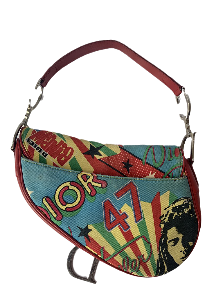 Dior Saddle bag Bob Marley Design by John Galliano