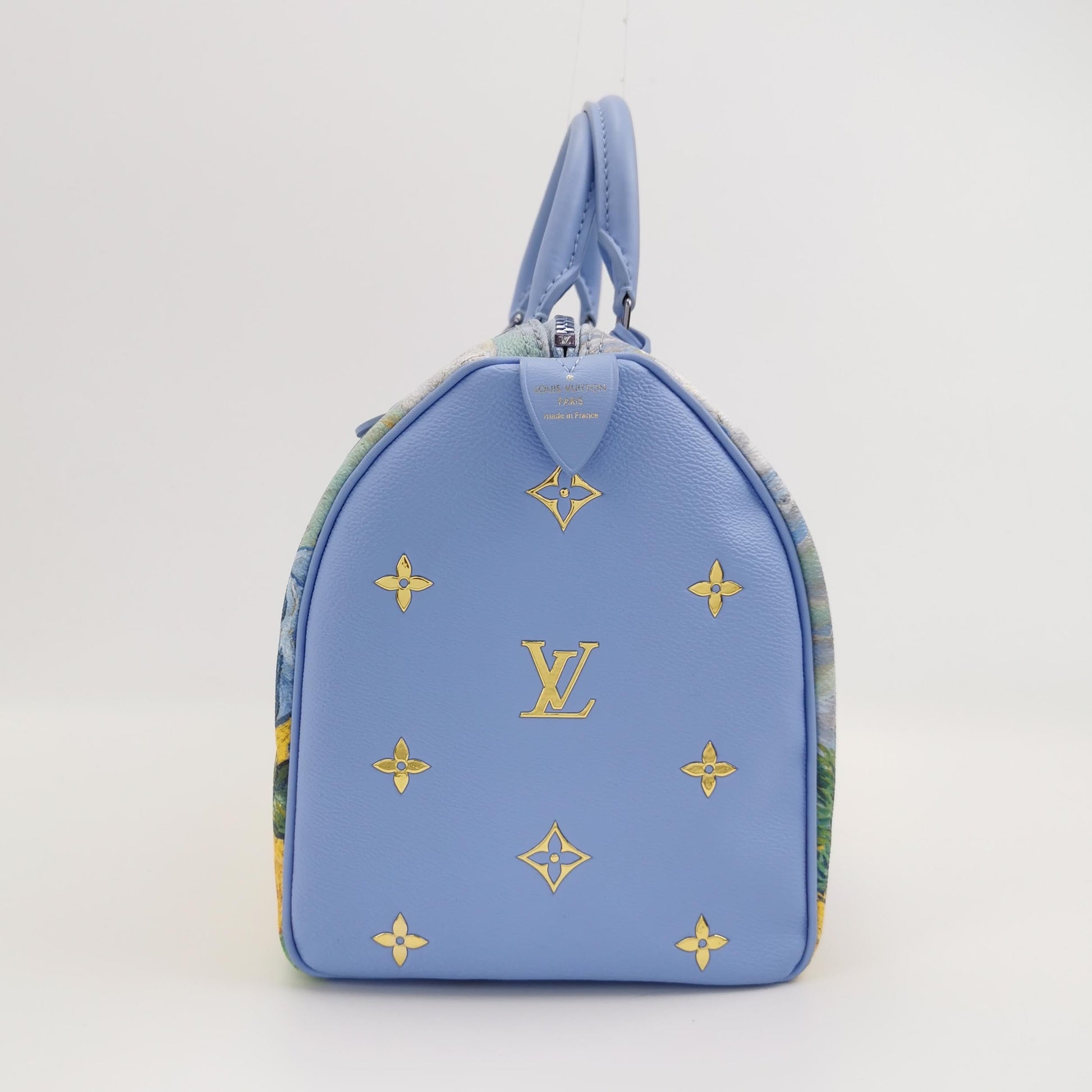 Louis Vuitton x Jeff Koons Speedy 30 Van Gogh Top Handle Bag