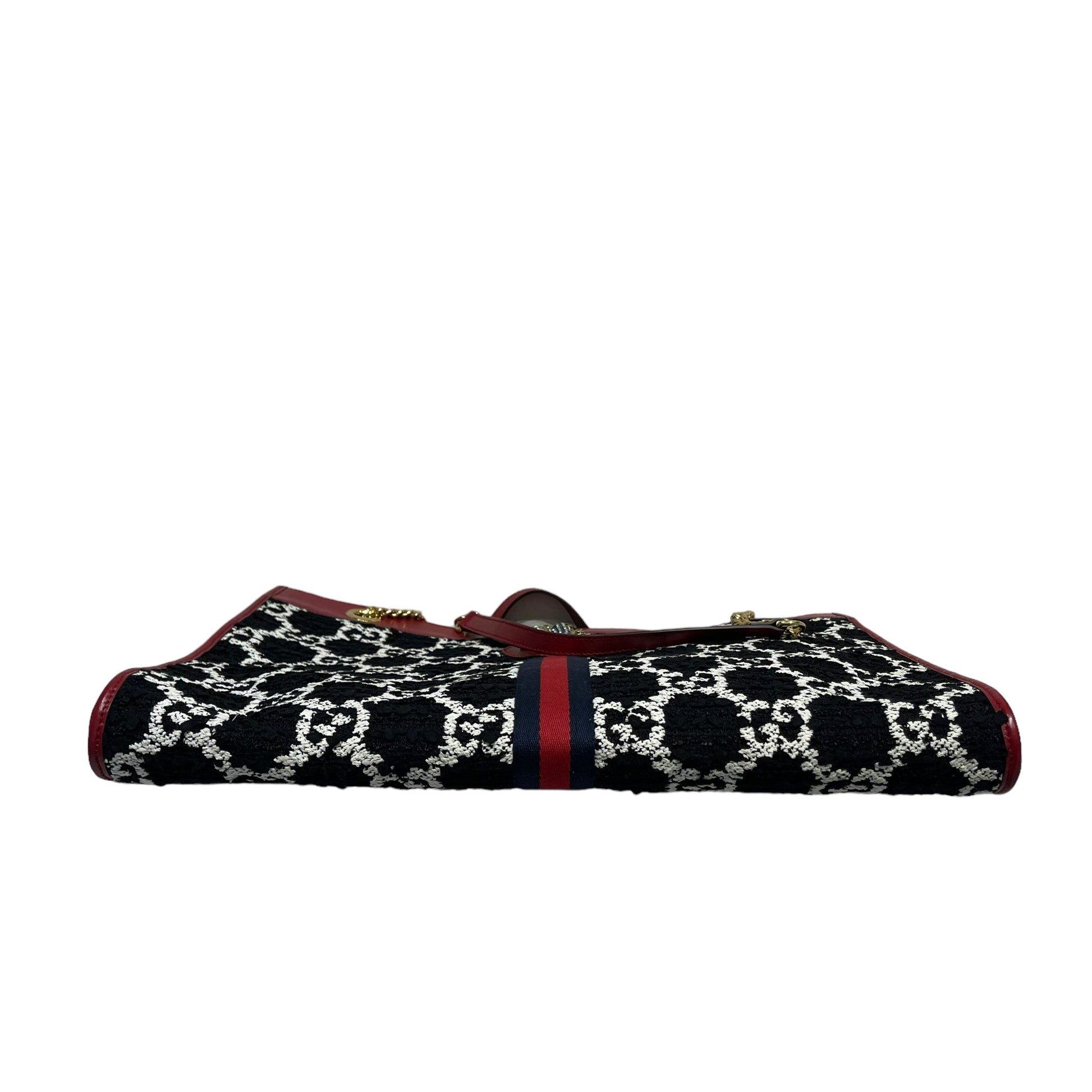 Gucci Monogram Chain Leather Tote