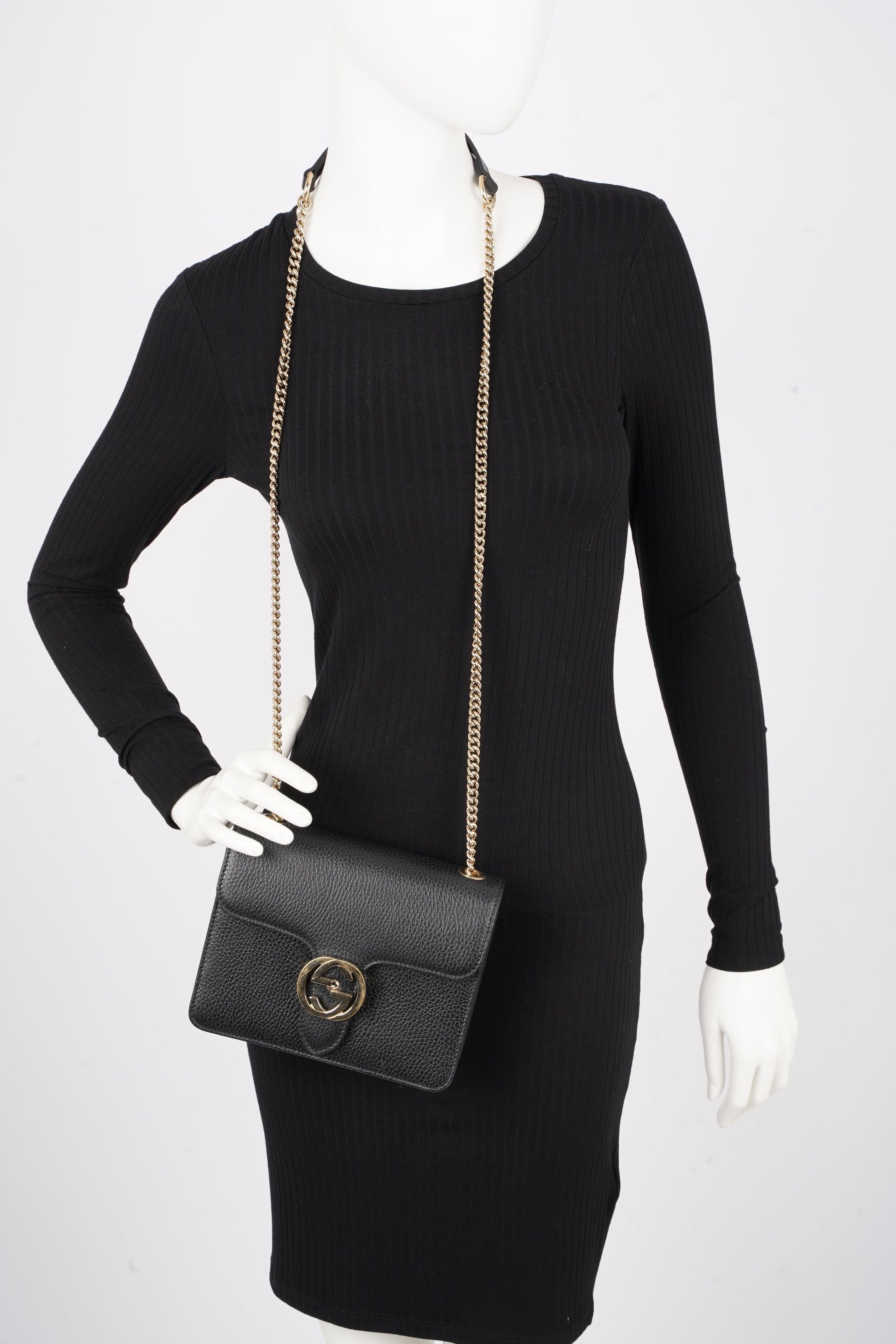 Gucci Lou Monogram Leather Crossbody