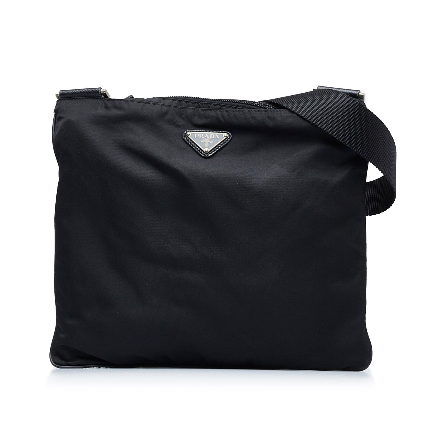 Prada Tessuto Black Nylon Canvas Luxury Handbag