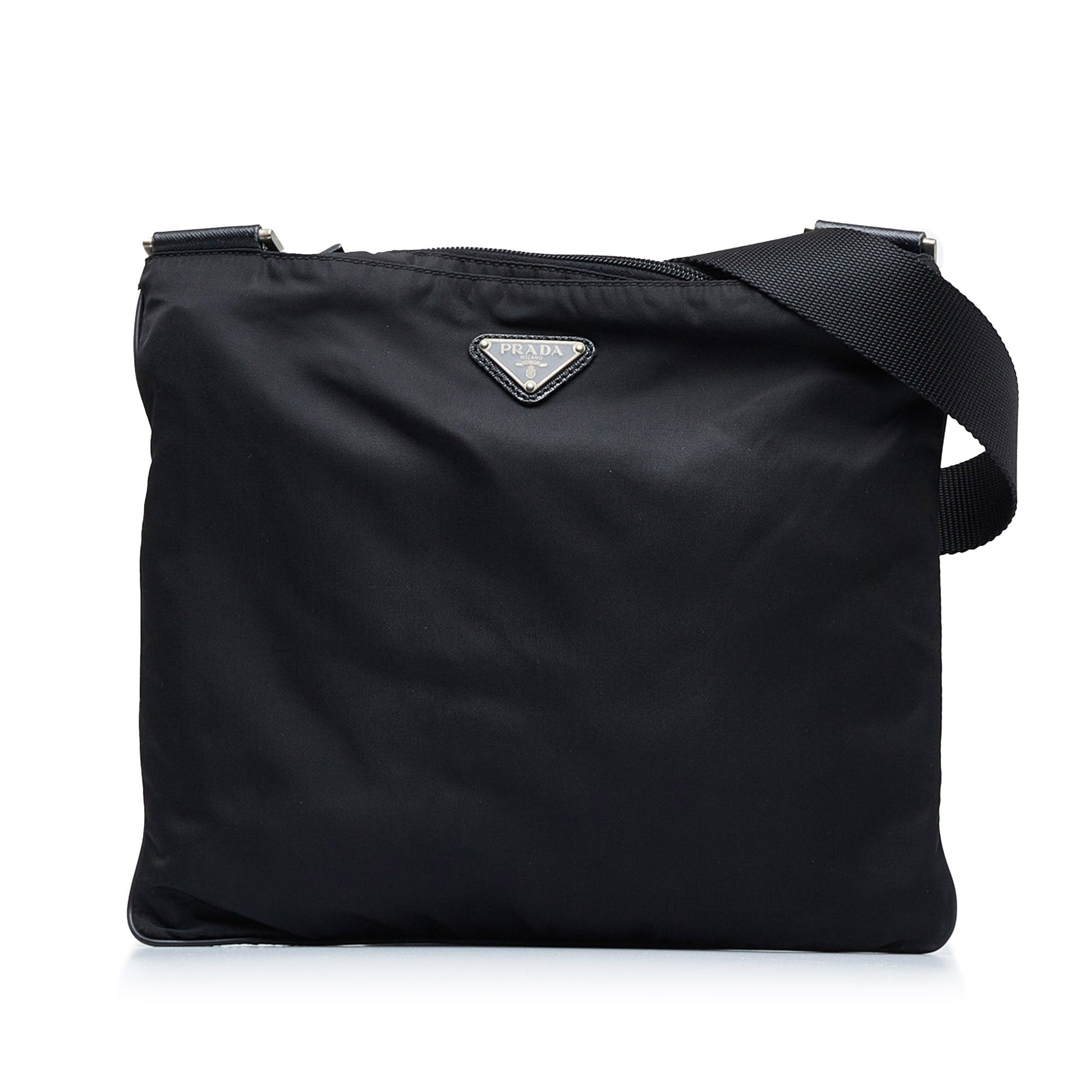Prada Tessuto Black Nylon Canvas Luxury Handbag