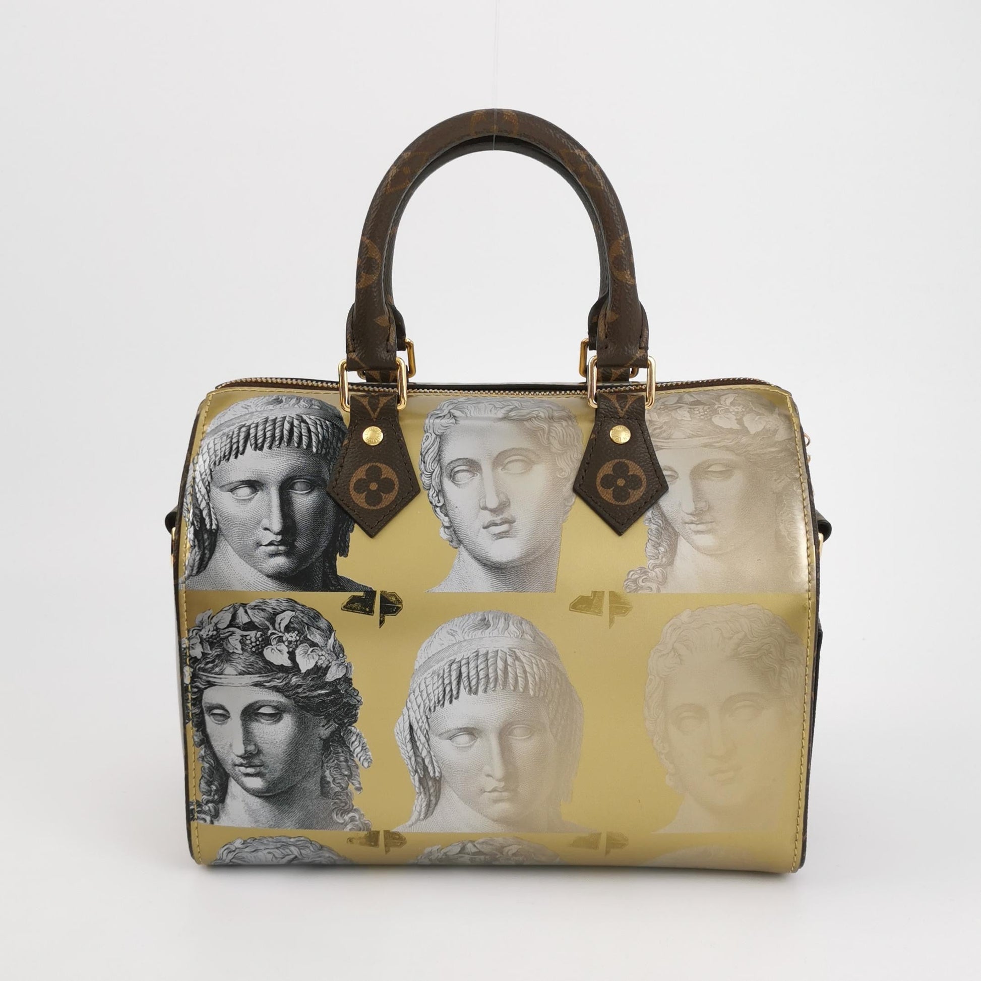 Louis Vuitton Speedy 25 Bandouliere Fornasetti Mum Gold