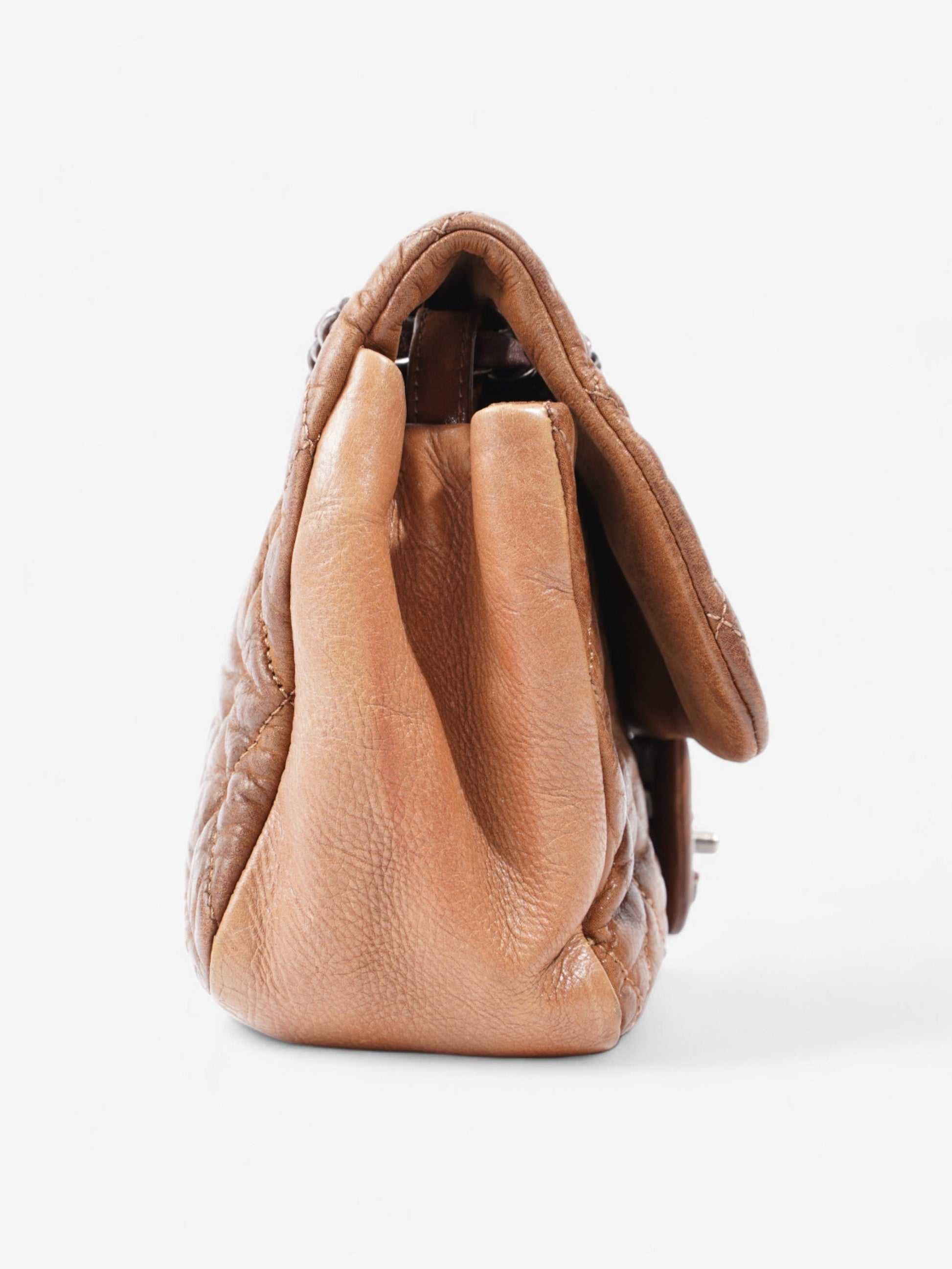 Chanel In The Mix Flap Brown Calfskin Leather Medium