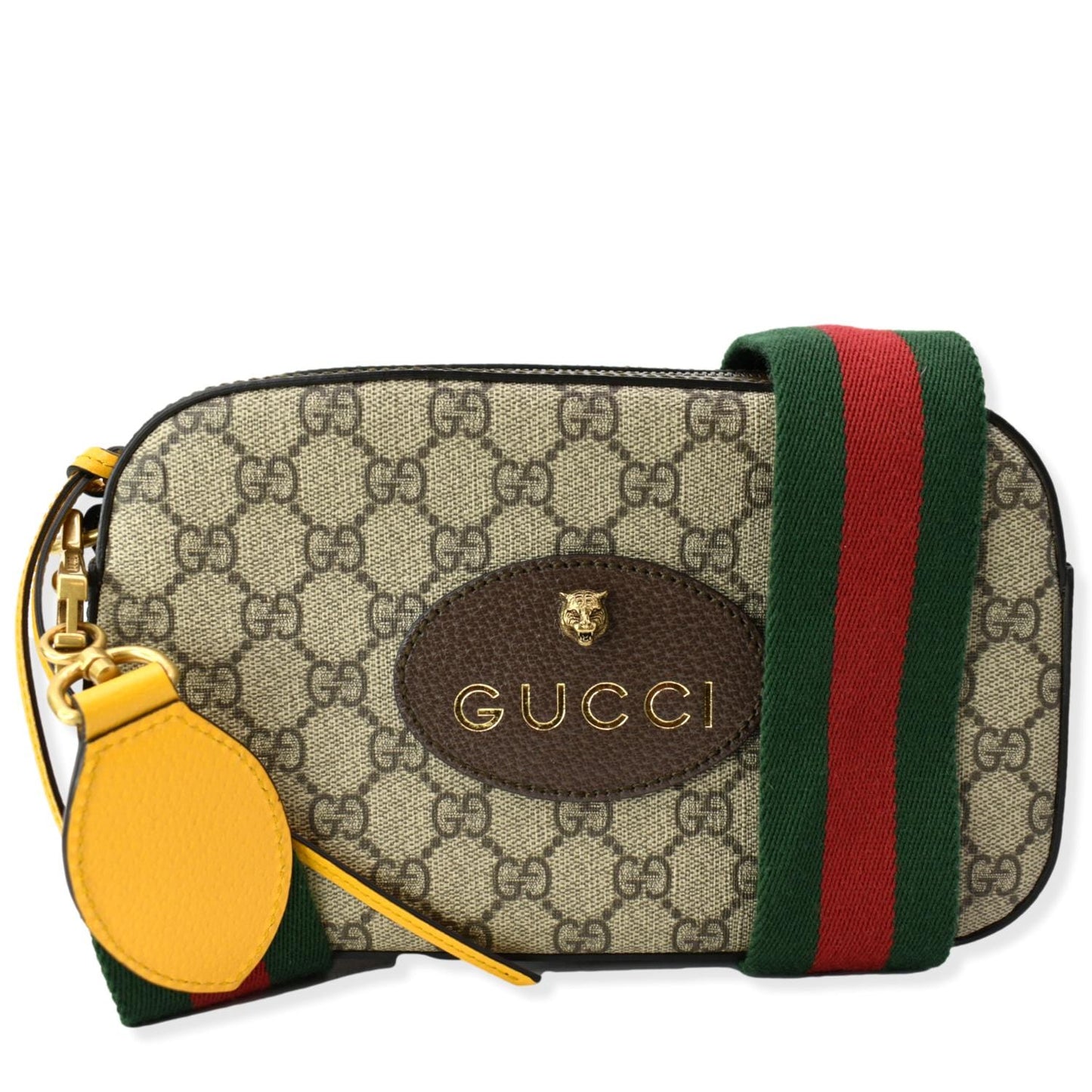GUCCI Neo GG Supreme Canvas Messenger Bag Beige 476466