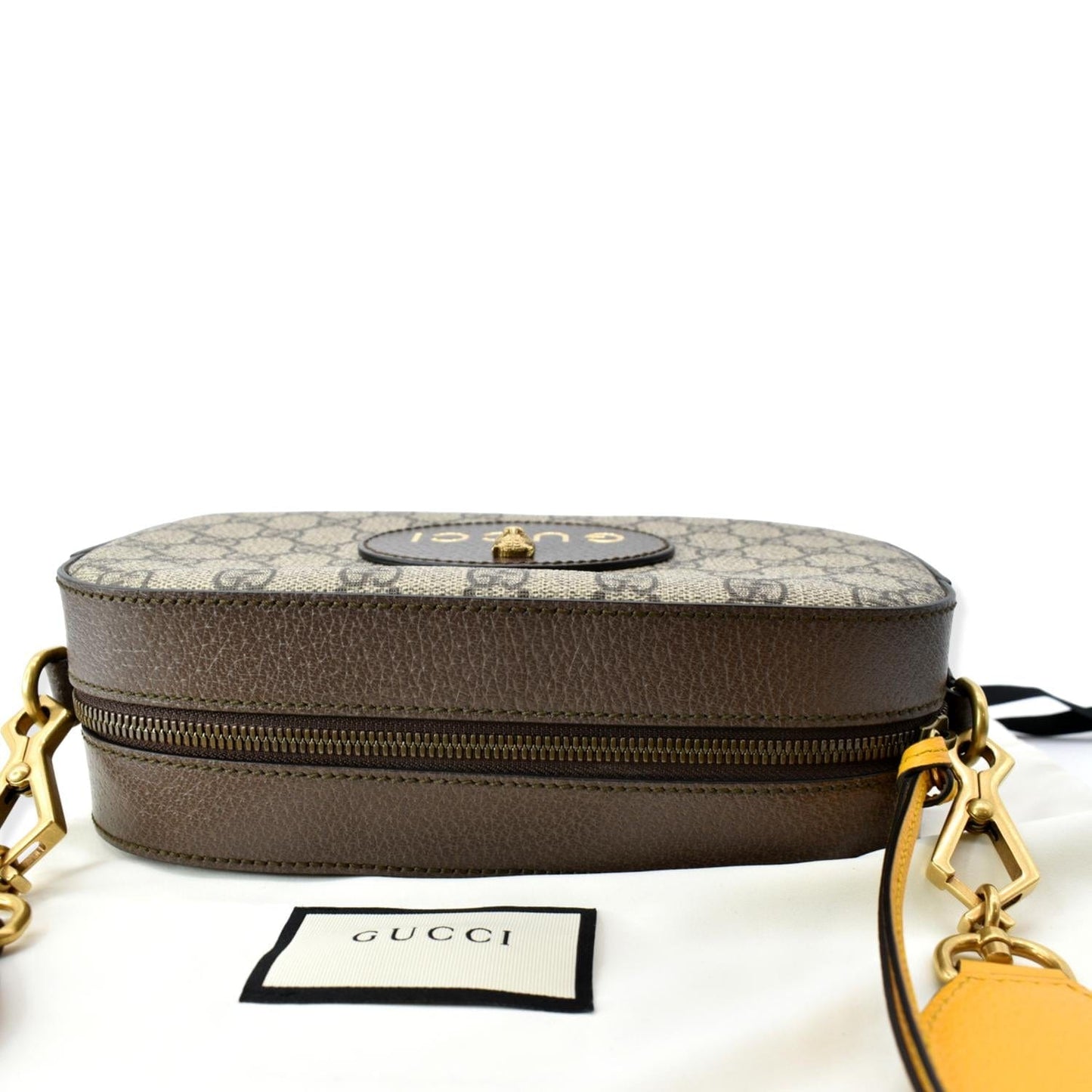 GUCCI Neo GG Supreme Canvas Messenger Bag Beige 476466