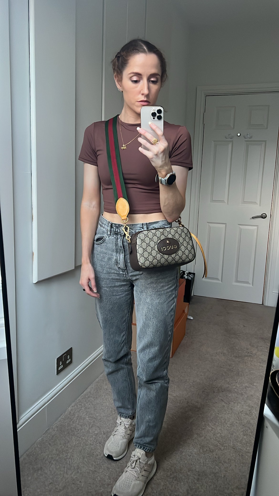 Gucci Neo GG Supreme Messenger Bag (RRP £1060)