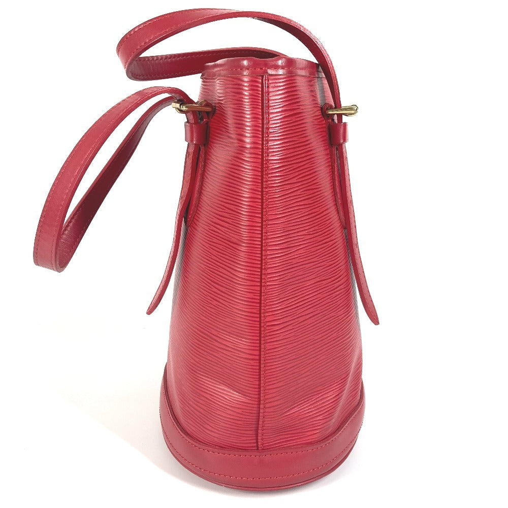 LOUIS VUITTON Shoulder Bag Epi Leather Red Epi Petit Bucket PM Petit Bucket PM