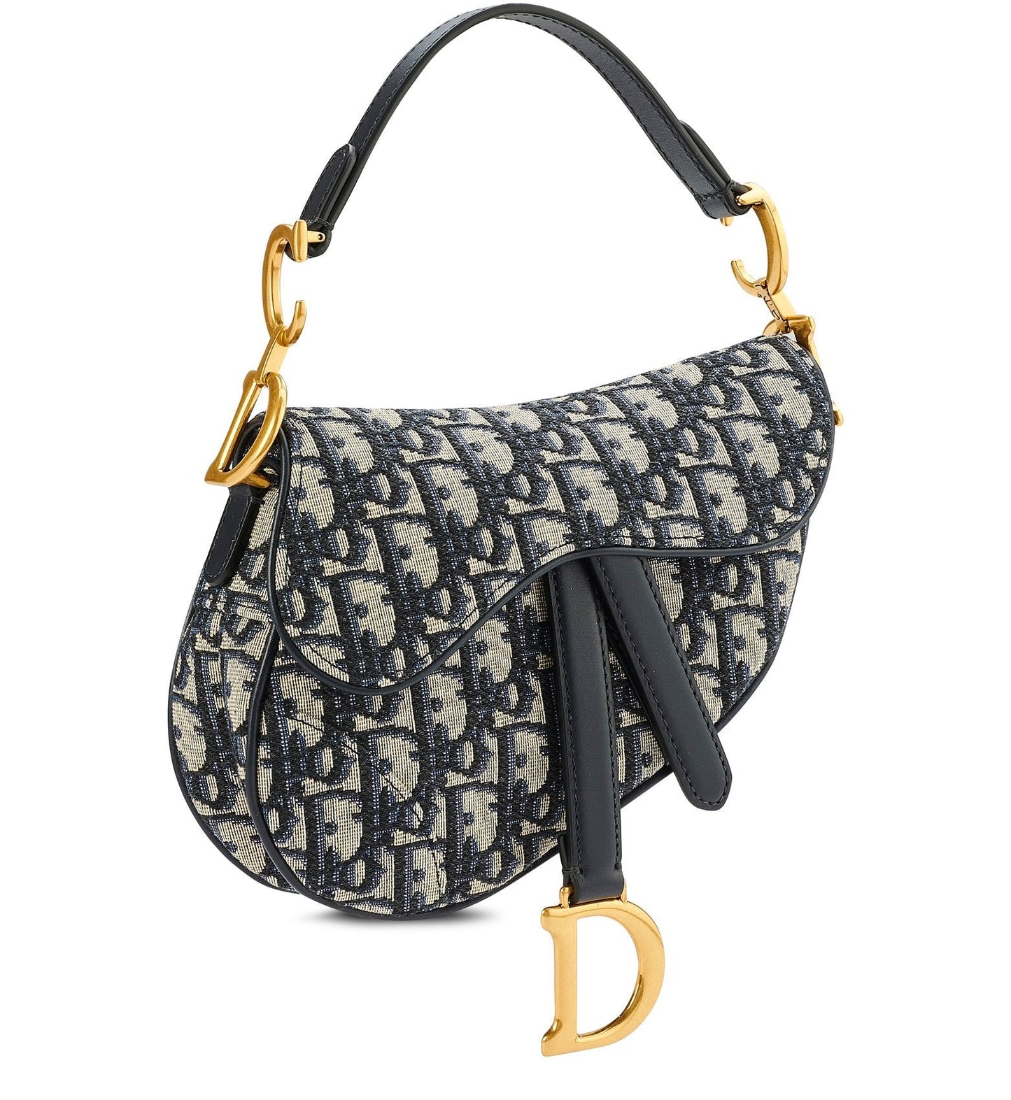 DIOR OBLIQUE JACQUARD MINI SADDLE BAG