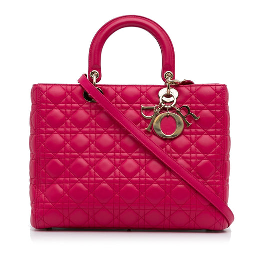 Dior Lady Dior Quilted Leather Shoulder Bag