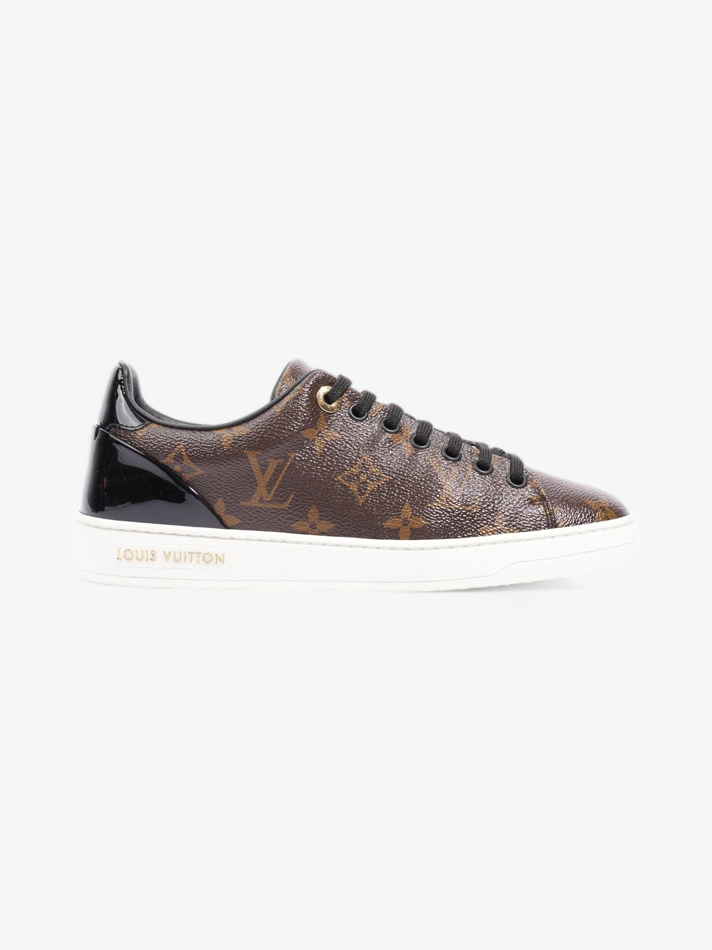 Louis Vuitton Frontrow Sneakers Brown Monogram / Black Leather EU 37 UK 4