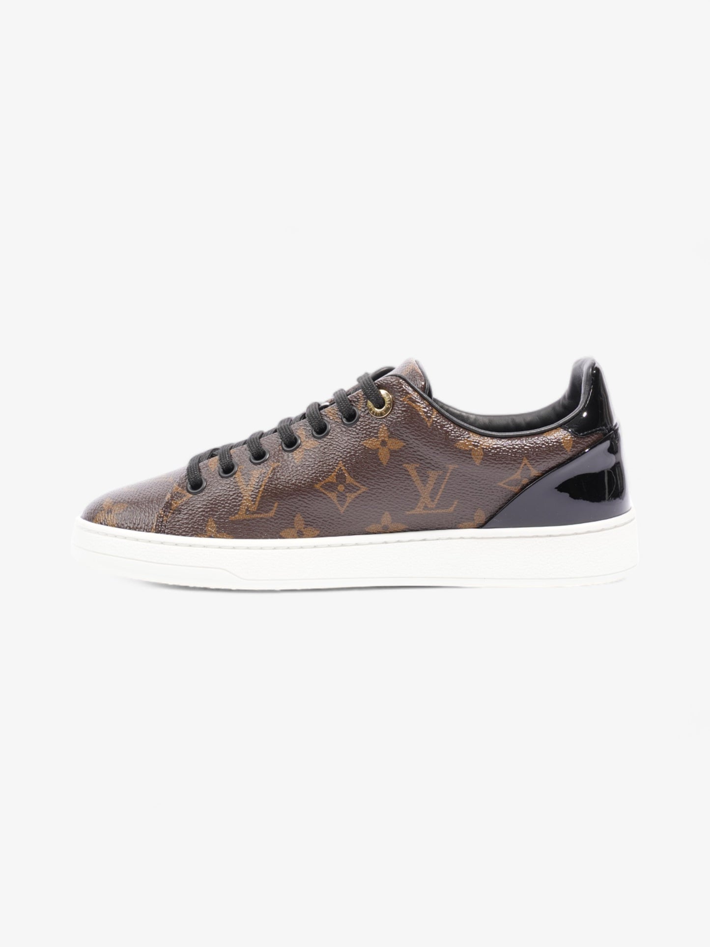 Louis Vuitton Frontrow Sneakers Brown Monogram / Black Leather EU 37 UK 4
