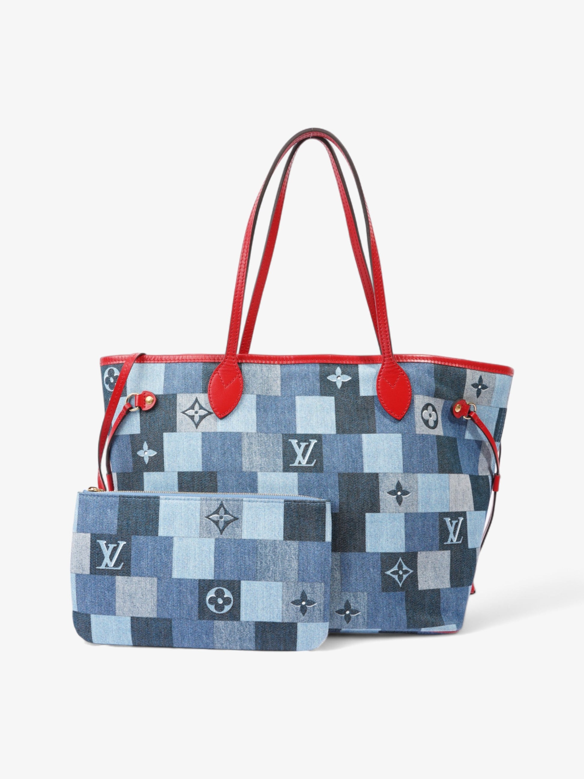 Louis Vuitton Neverfull MM Denim Monogram Denim