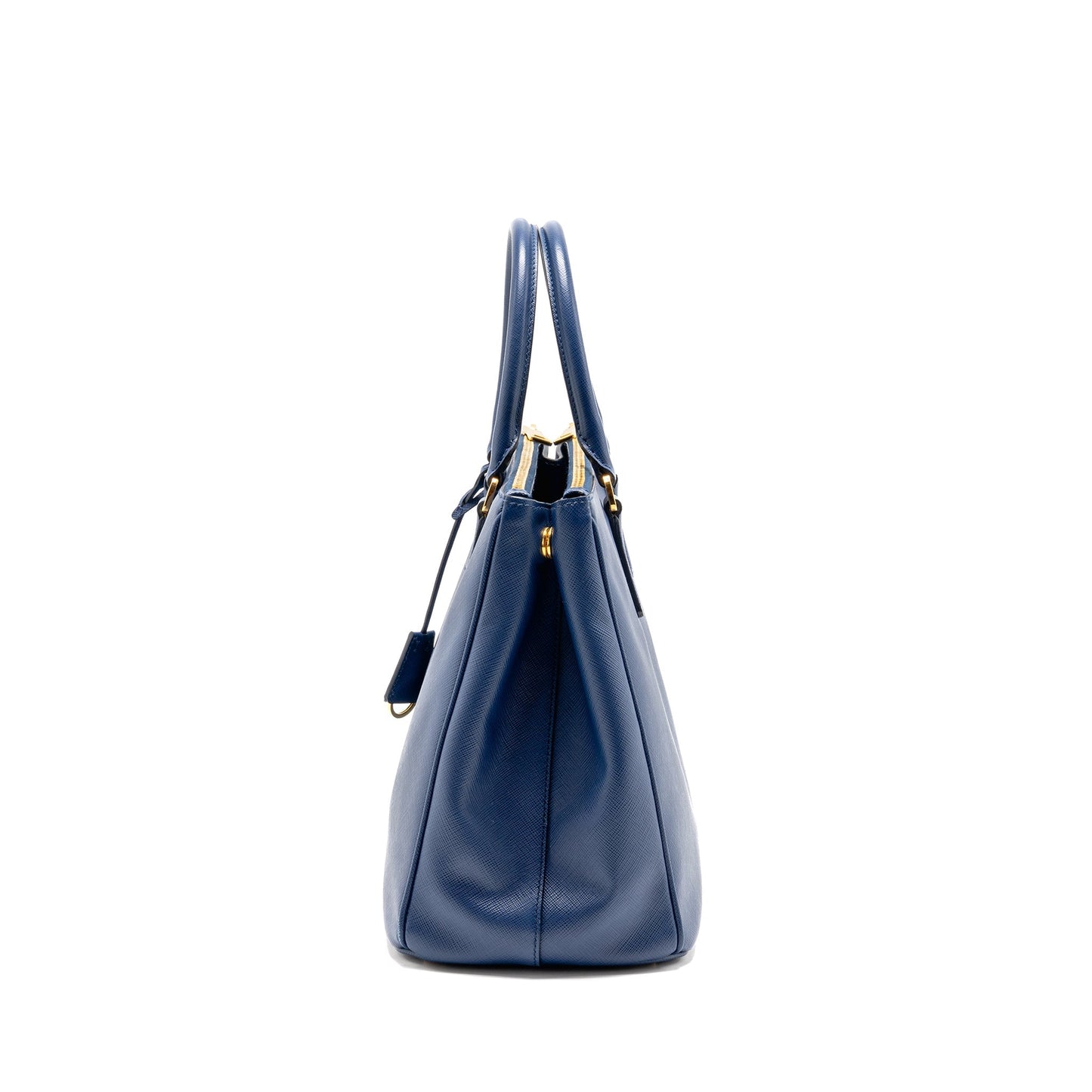 Prada Large Saffiano Tote Purse Galleria Saffiano Leather Bluette