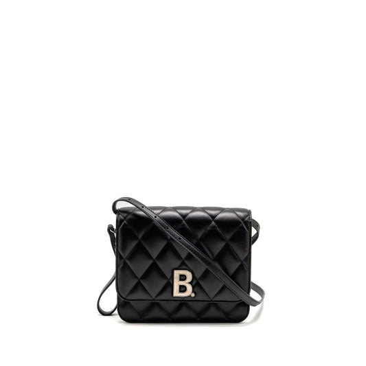 Balenciaga B. Mini Purse Calfskin Black Ruthenium Hardware