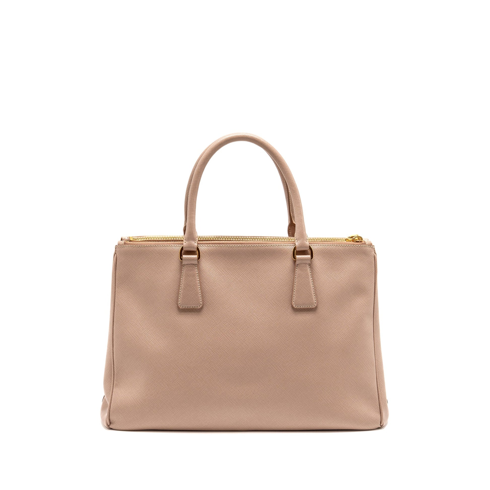 Prada Large Saffiano Tote Purse Galleria Saffiano Leather Cammeo