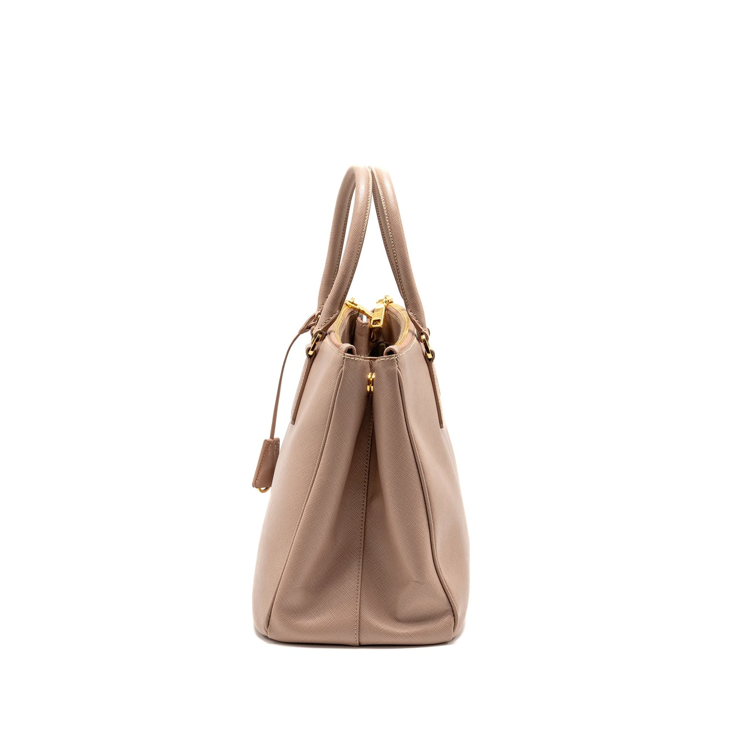 Prada Large Saffiano Tote Purse Galleria Saffiano Leather Cammeo