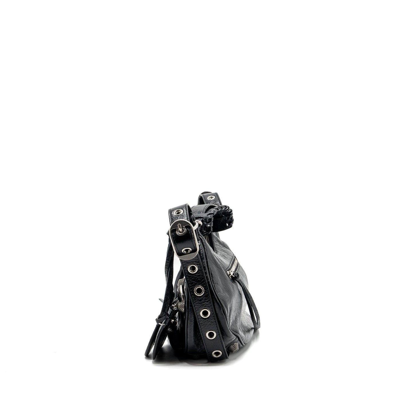 Balenciaga Le Cargole Small Mini Purse Lambskin Black
