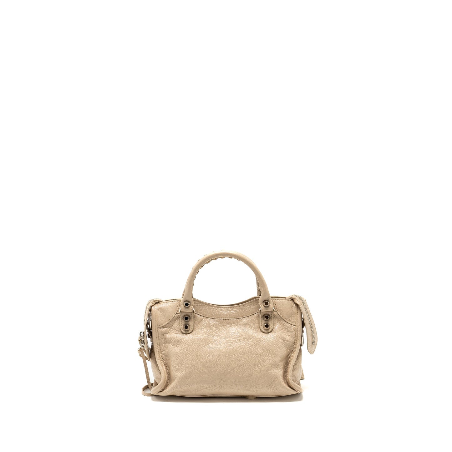Balenciaga Mini City Purse Calfskin Beige
