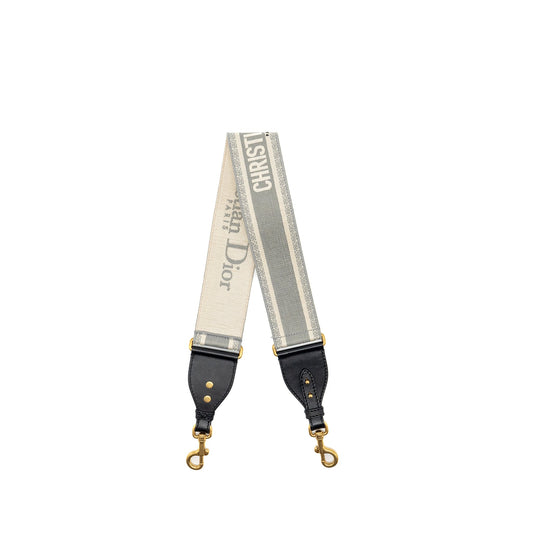 Dior Shoulder Strap Oblique Canvas grey