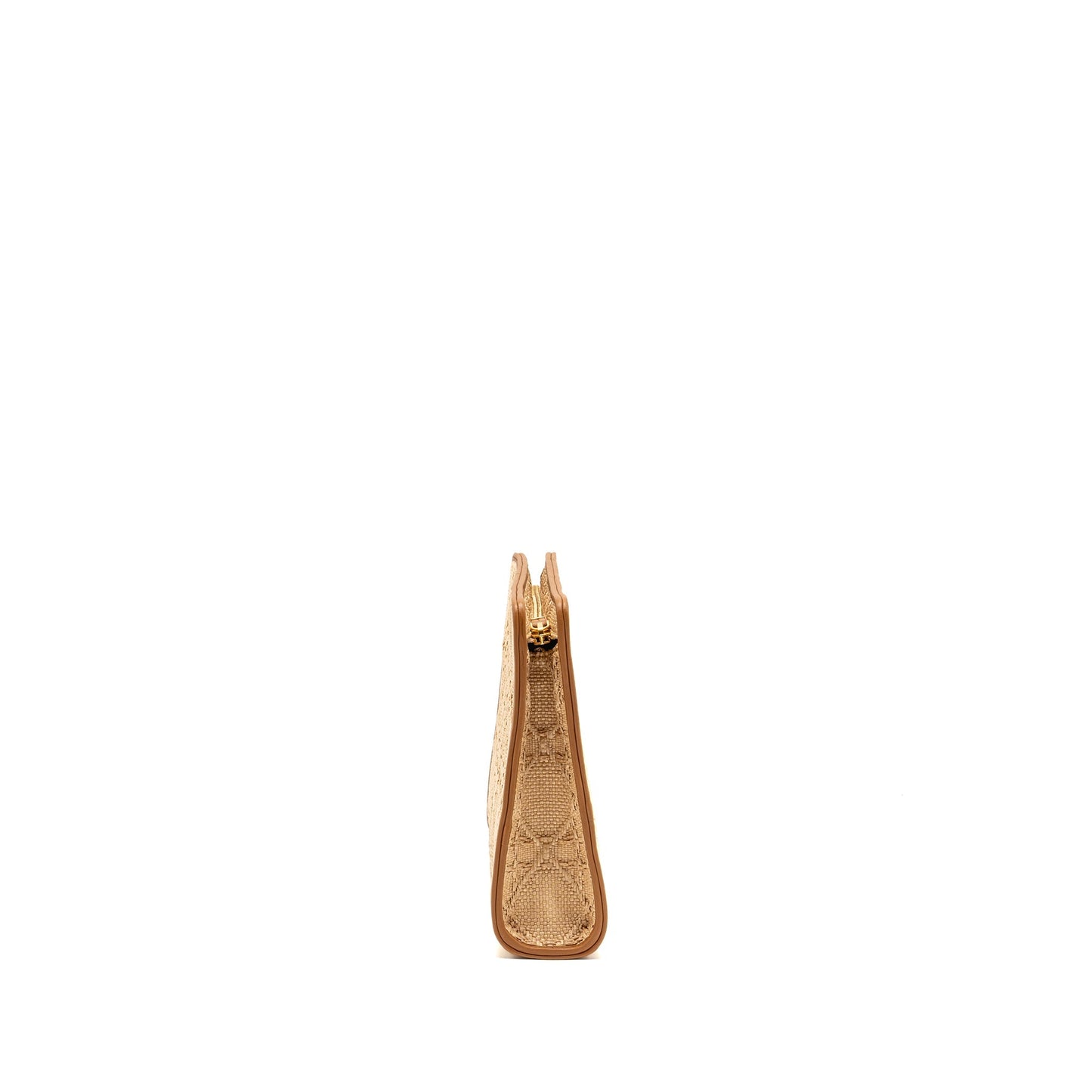 Dior 30 Montaigne Dea Pouch Natural Cannage Raffia Beige/Multicolour