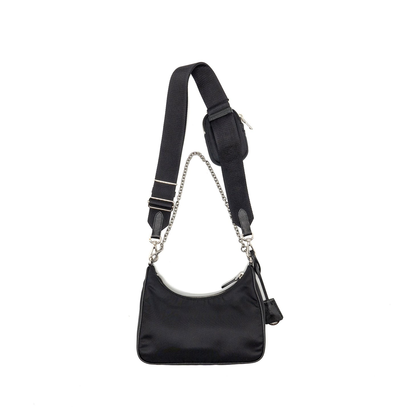 PRADA Re-Edition 2005 Nylon Bag Black SHW