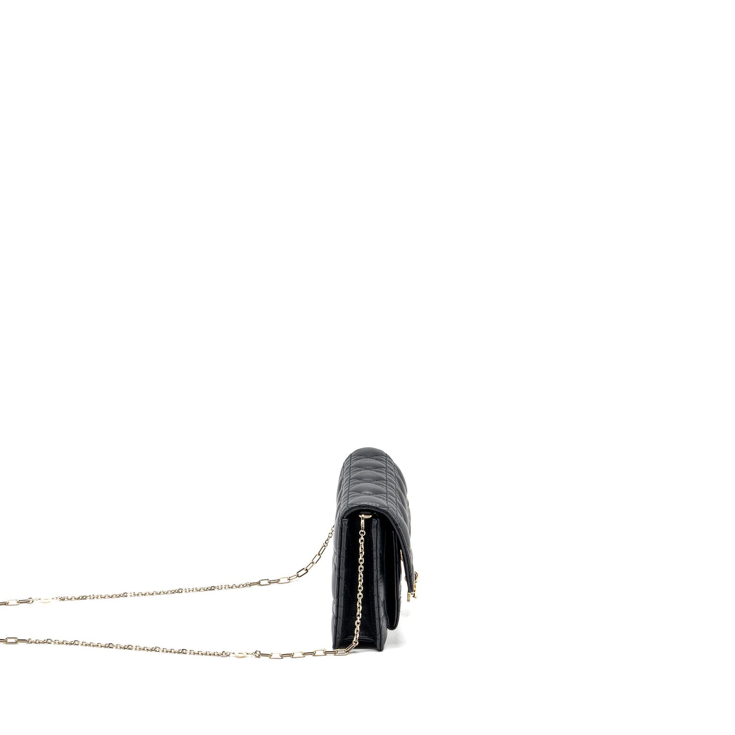 Dior My Dior Daily Chain Pouch Lambskin Black