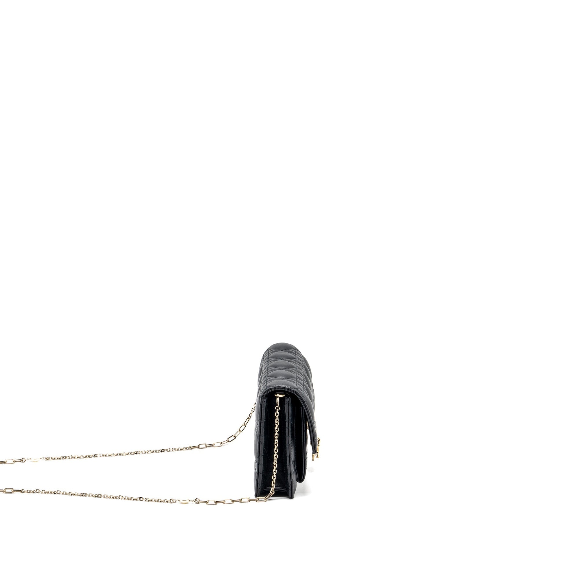 Dior My Dior Daily Chain Pouch Lambskin Black