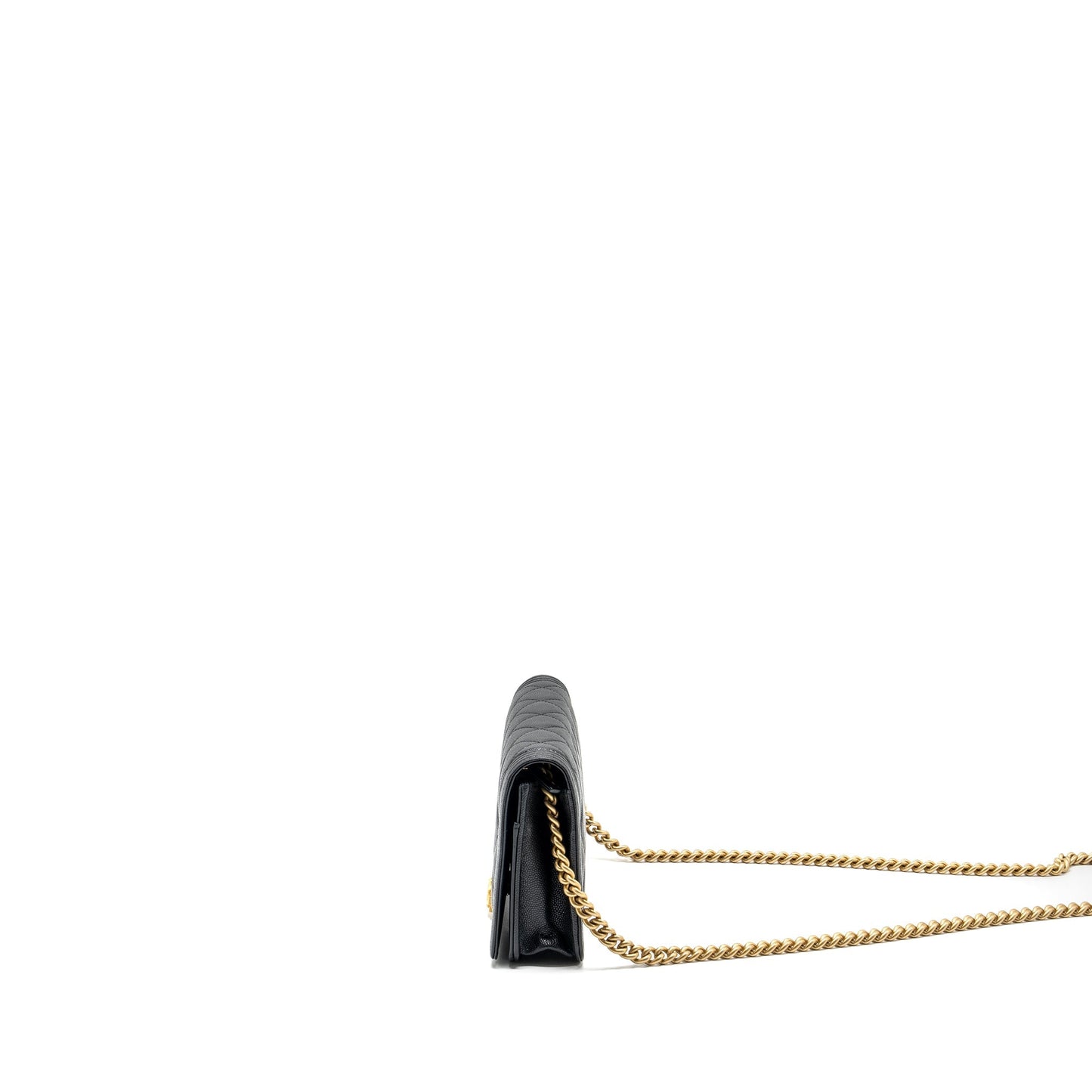Chanel Boy Wallet On Chain caviar black GHW microchip