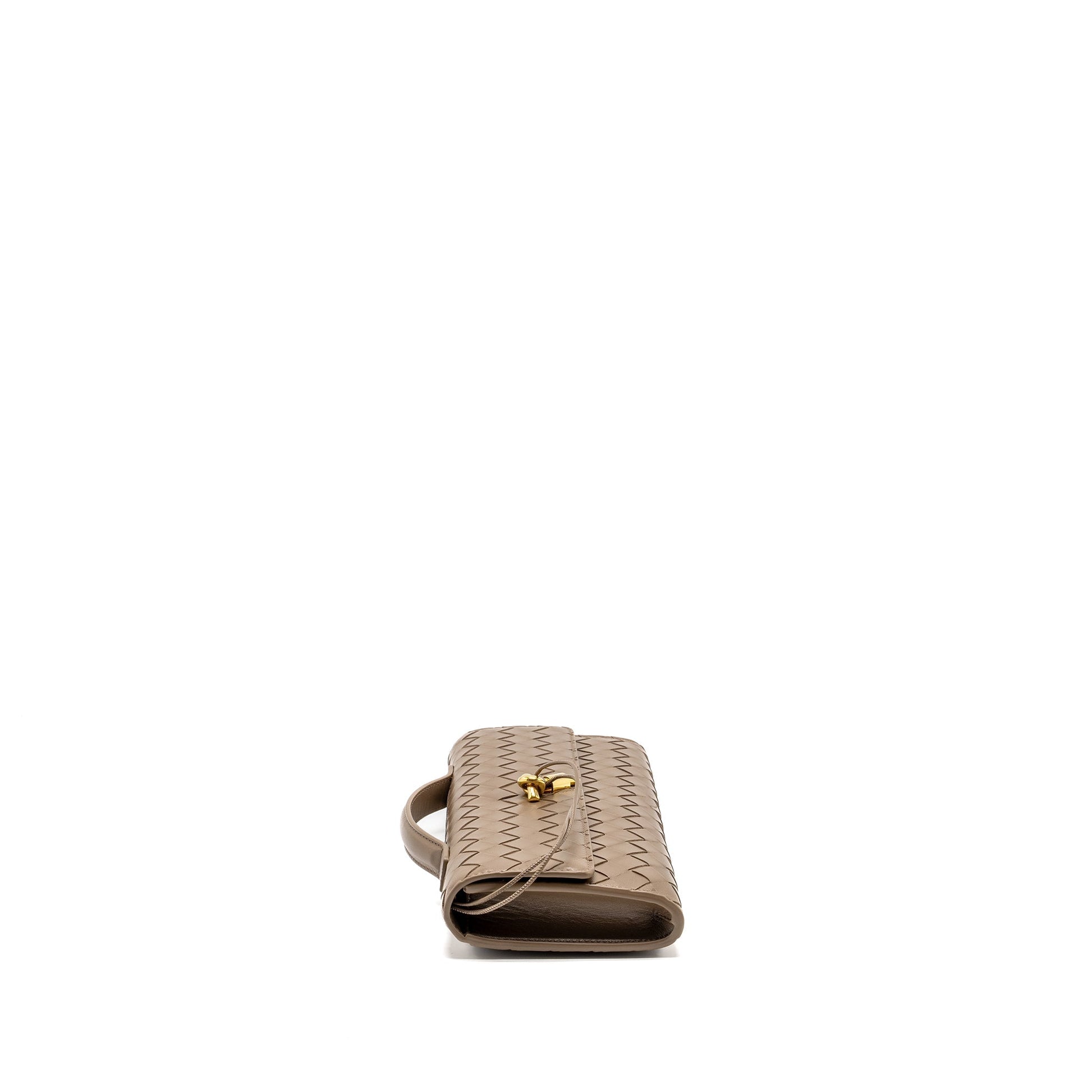Bottega Veneta Andiamo Clutch Lambskin Pinecone
