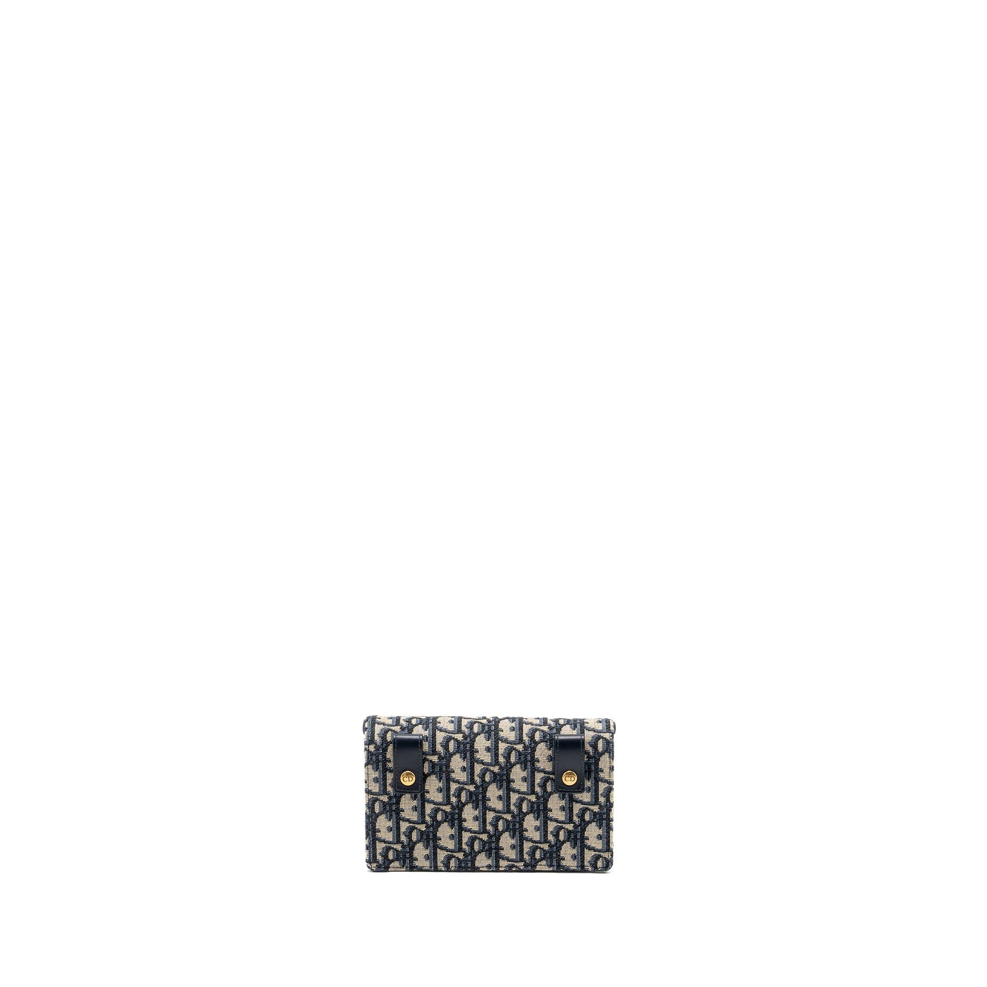 Dior Saddle Belt Pouch Dior Oblique Jacquard Blue