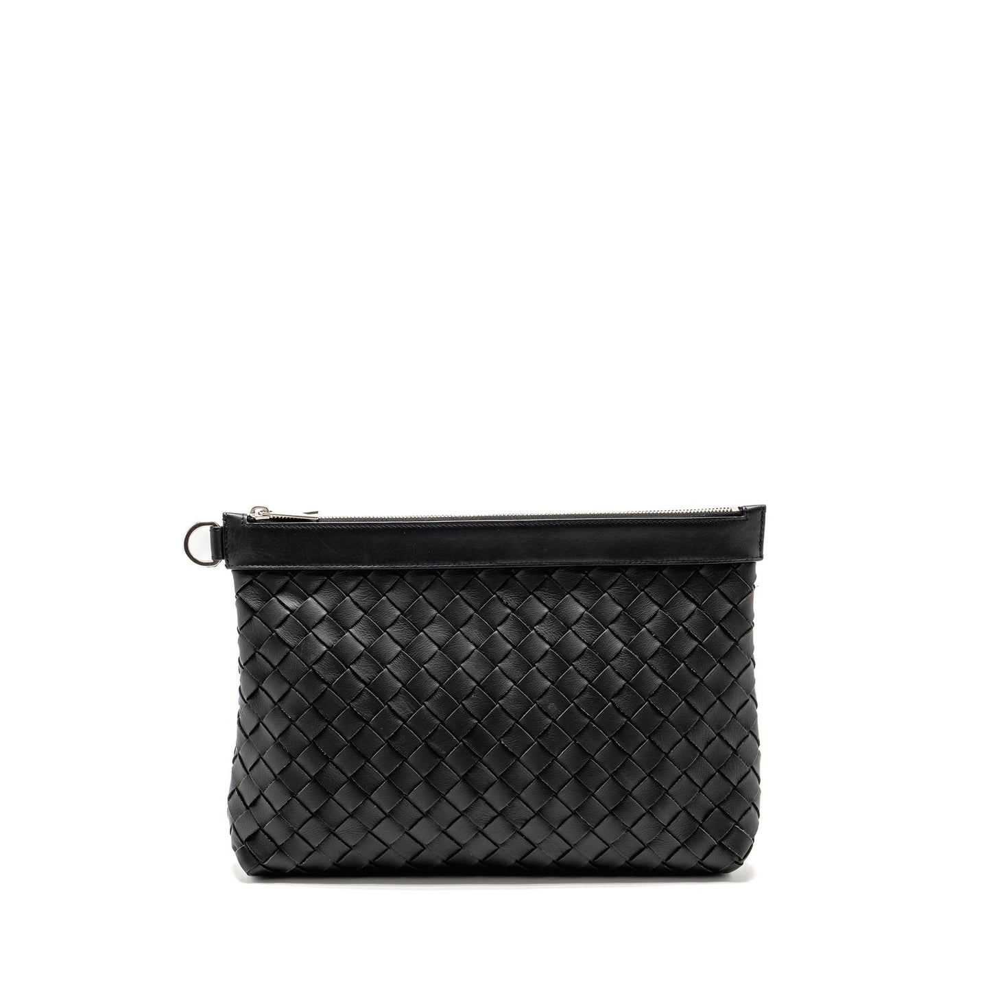 Bottega Veneta Intrecciato Pouch Calfskin Black