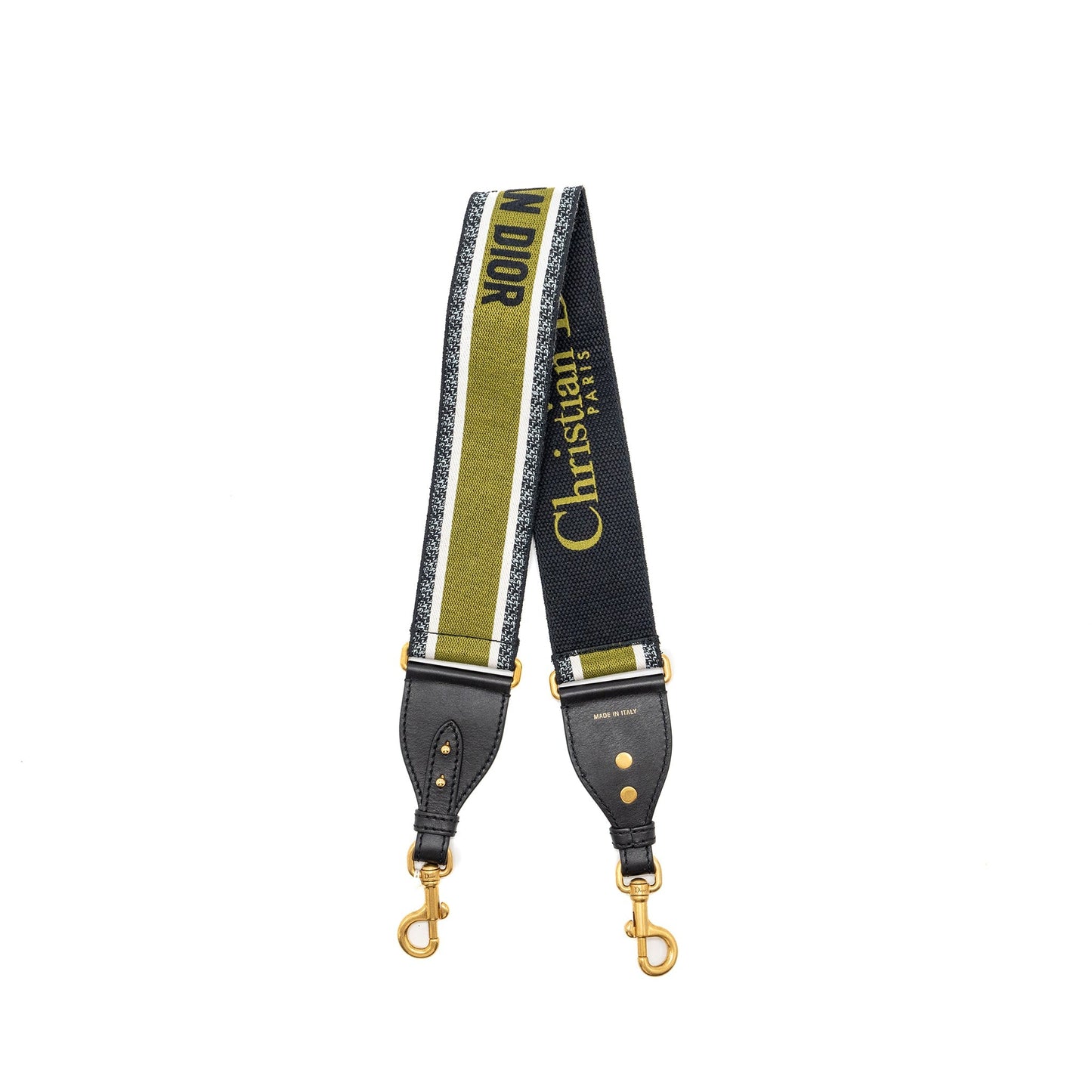 Dior Shoulder Strap Canvas Embroidered Green/Black/Multicolour