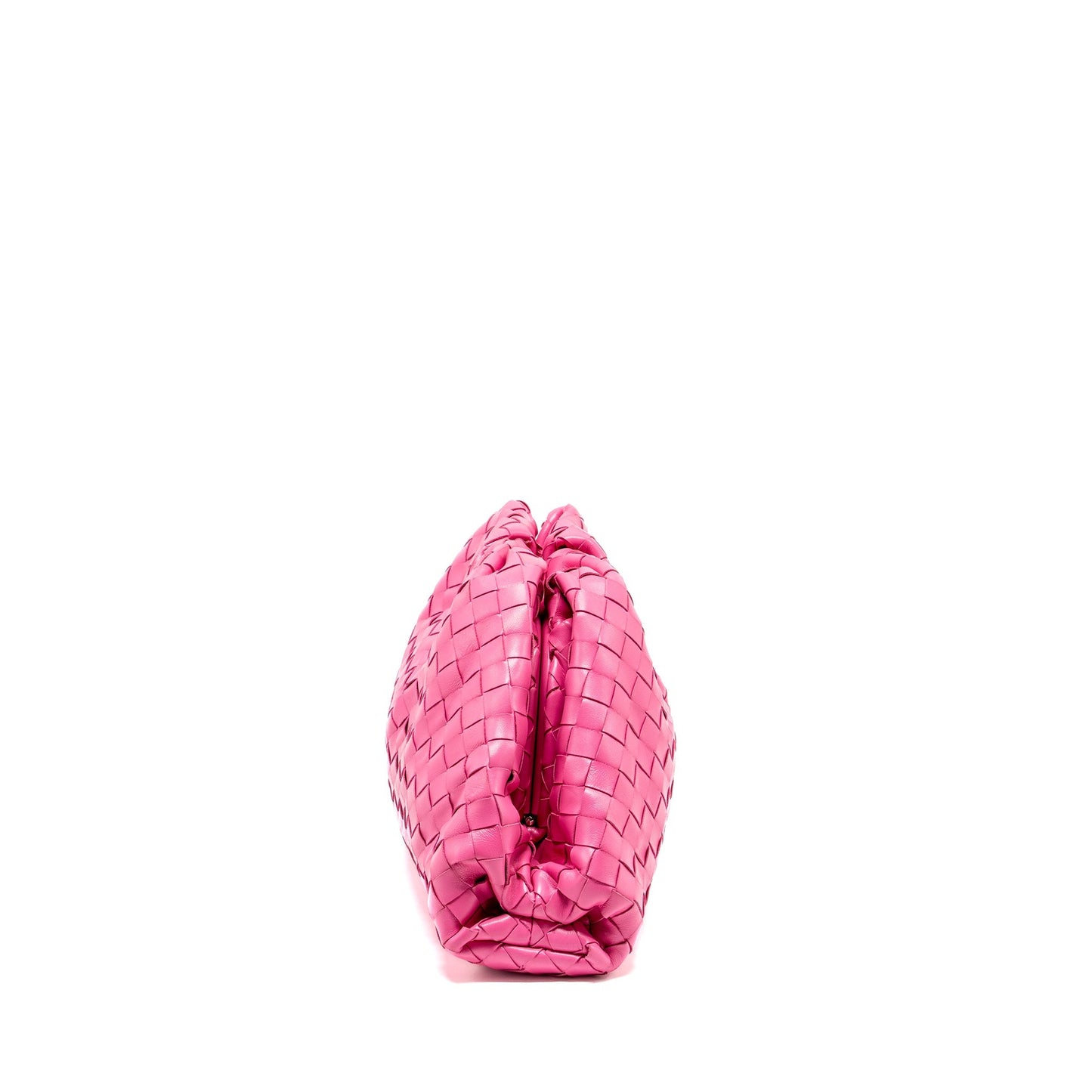 Bottega Veneta Intrecciato Pouch Leather Pink