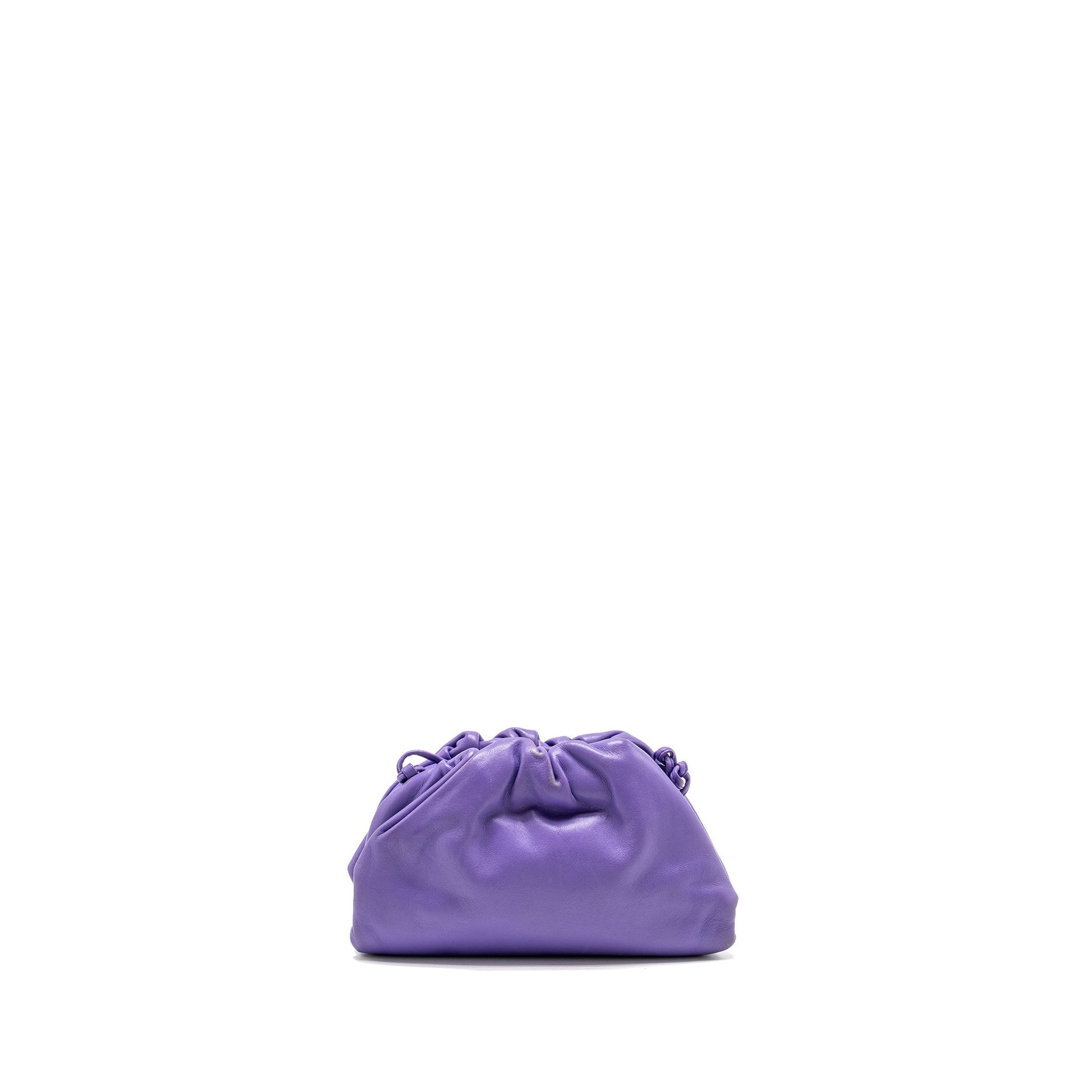Bottega Veneta Mini Pouch Calfskin Purple