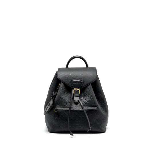 Louis Vuitton Montsouris PM Backpack Monogram Empreinte black GHW