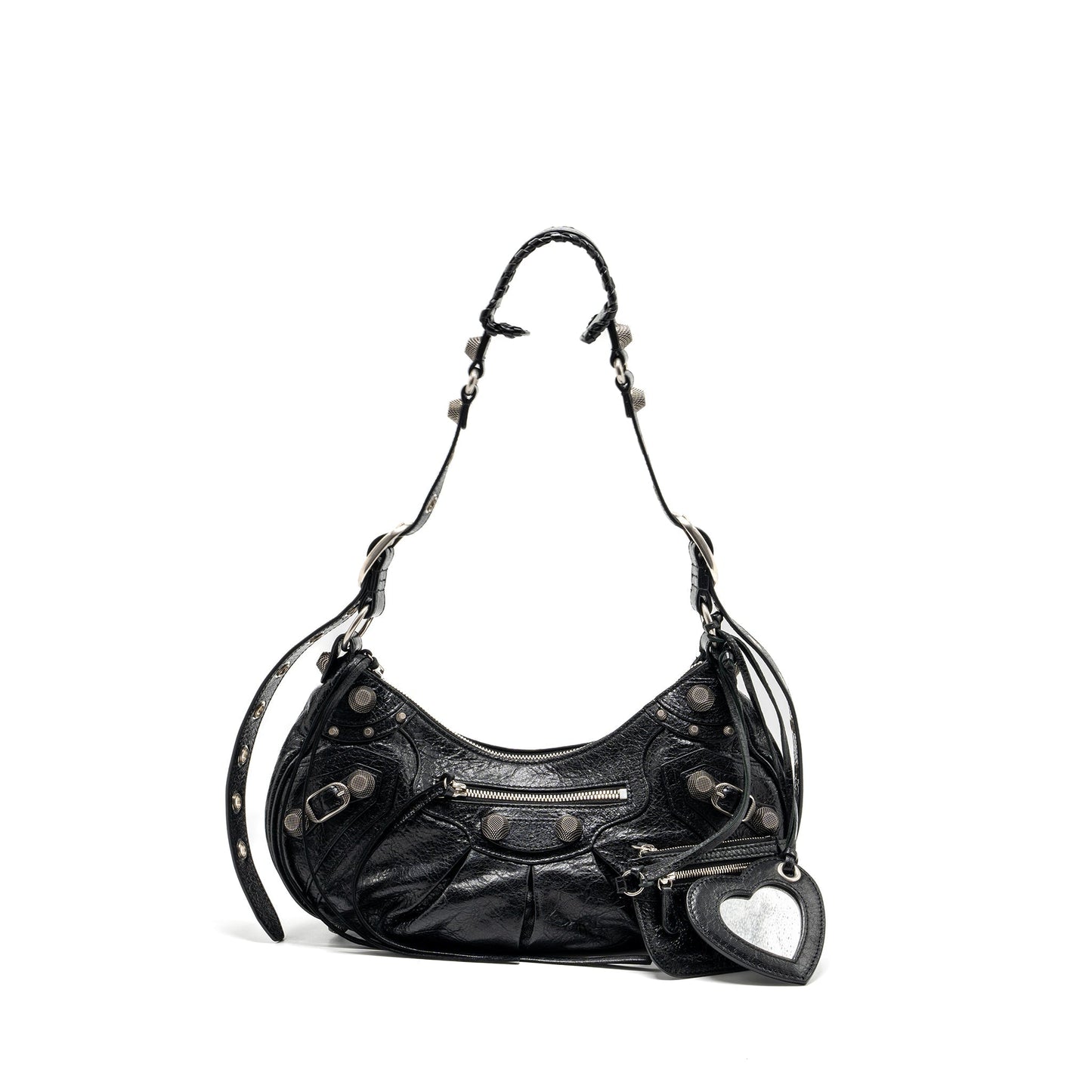 Balenciaga Le Cargole Small Mini Purse Lambskin Black
