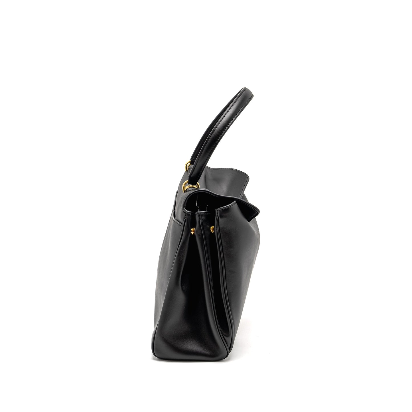 Balenciaga Medium Rodeo Handbag Smooth Calfskin Black