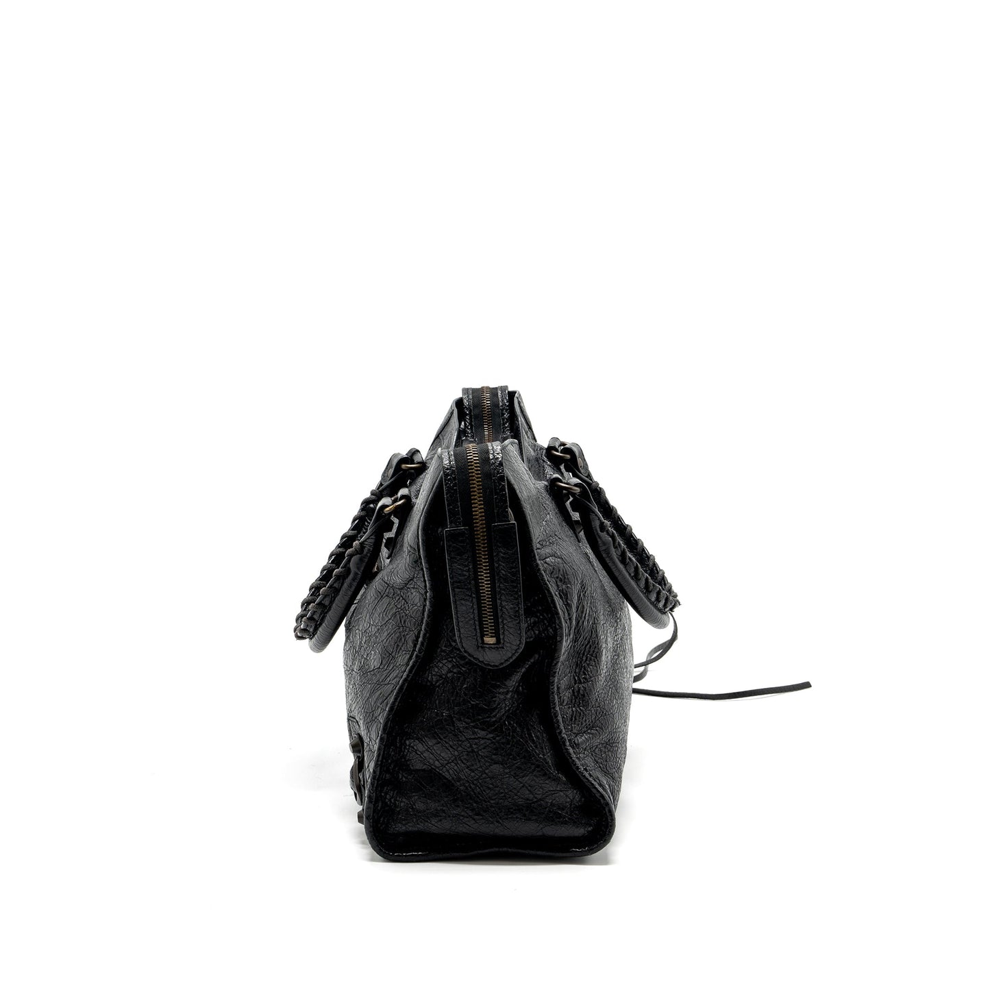 Balenciaga City Purse Calfskin Black Ruthenium Hardware