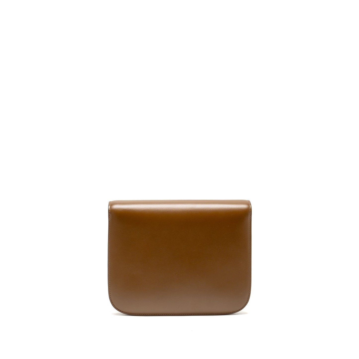 Luxury CELINE Medium Classic Box Bag Calfskin Caramel GHW
